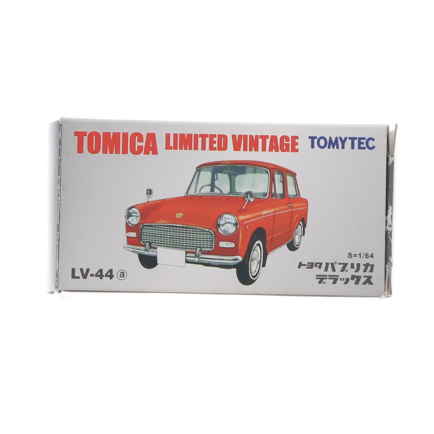 【中古即納】[MDL] トミカリミテッドヴィンテージ 1/64 TLV-44a トヨタ パブリカ デラックス(レッド) 完成品 ミニカー(212652) TOMYTEC(トミーテック)(20101231)