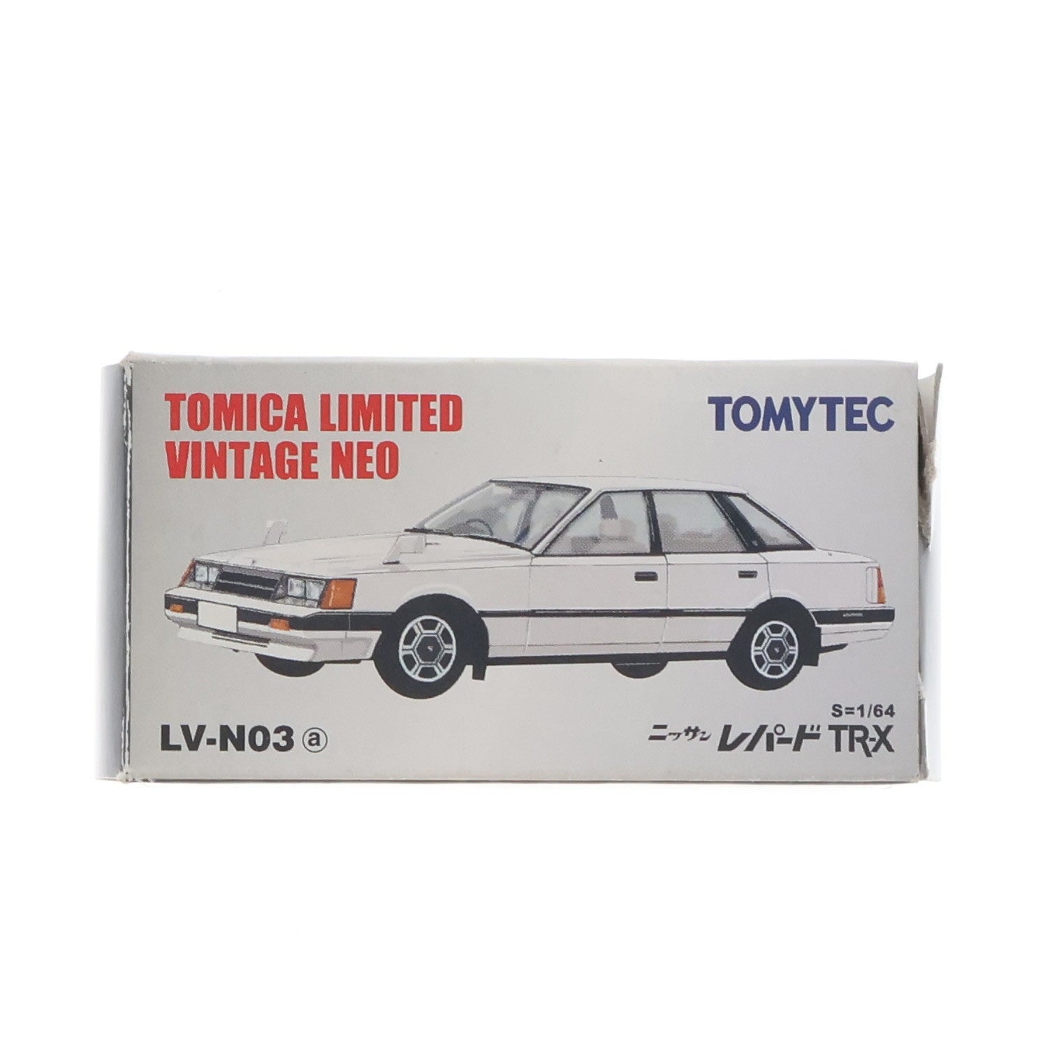 【中古即納】[MDL] トミカリミテッドヴィンテージ NEO 1/64 TLV-N03a ニッサン レパード TR-X(ホワイト) 完成品 ミニカー(211631) TOMYTEC(トミーテック)(19991231)