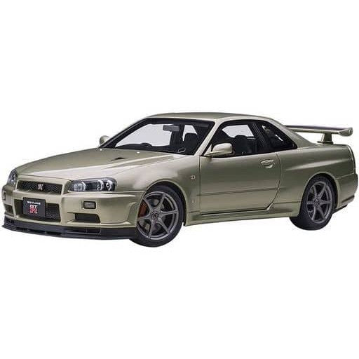 【中古即納】[MDL] 1/18 日産 スカイライン GT-R (R34) Vスペック II ニュル (ミレニアムジェイド) 完成品 ミニカー(77404) AutoArt(オートアート)(20210730)