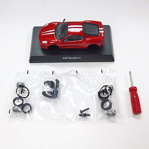 【中古即納】[MDL] サークルK・サンクス限定 フェラーリ ミニカーコレクション11 1/64 Ferrari 430 Scuderia(レッド) 組立キット ミニカー 京商(20151215)