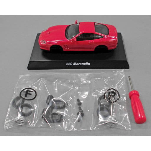 【中古即納】[MDL] サークルK・サンクス限定 フェラーリ ミニカーコレクションVI 1/64 フェラーリ 550 Maranello(レッド) 組立キット ミニカー 京商(20090512)