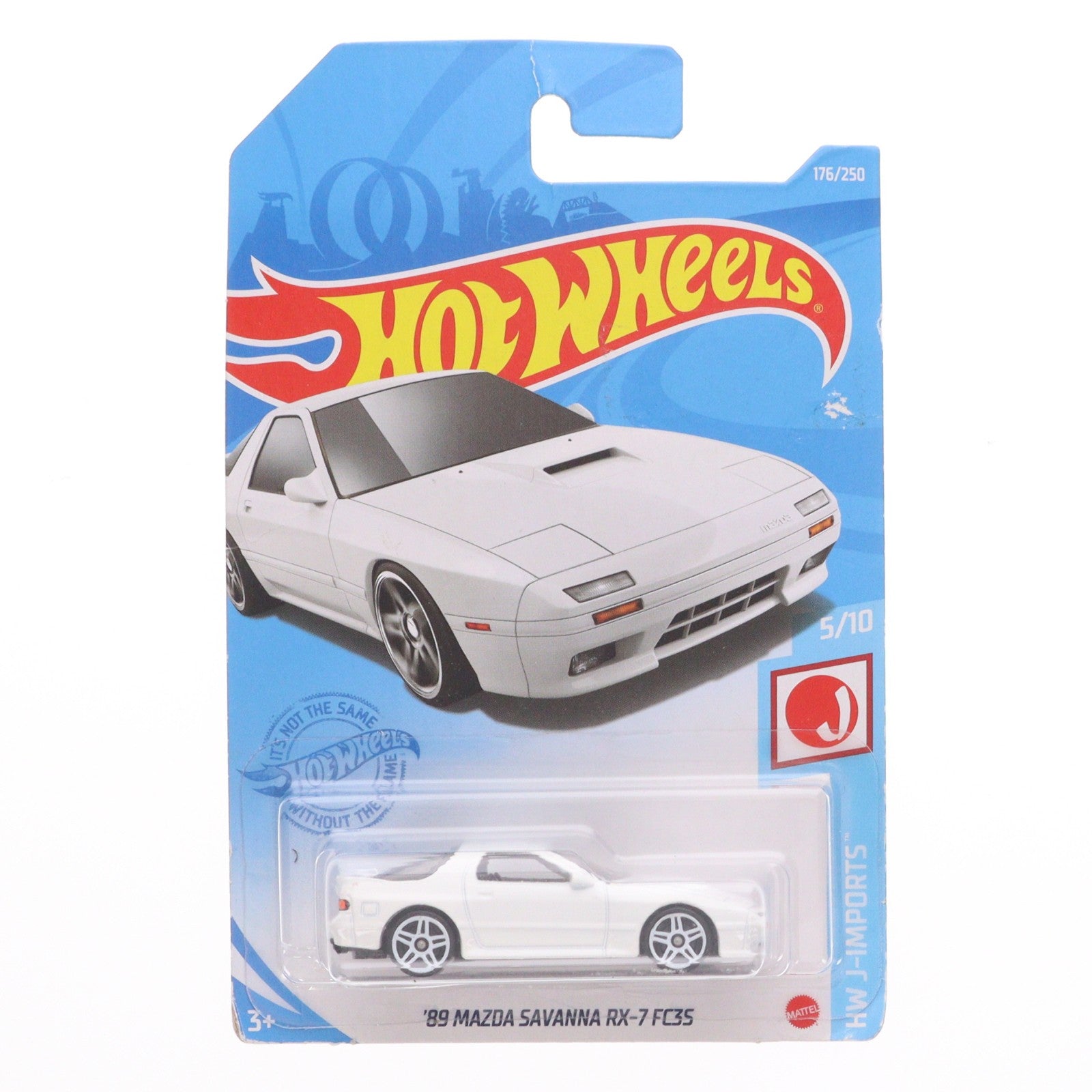 【中古即納】[MDL] Hot Wheels(ホットウィール) HW J-IMPORTS 1/64 '89 MAZDA SAVANNA(マツダ サバンナ) RX-7 FC35(ホワイト) 完成品 ミニカー(GTB04-M7C5) マテル(20201231)