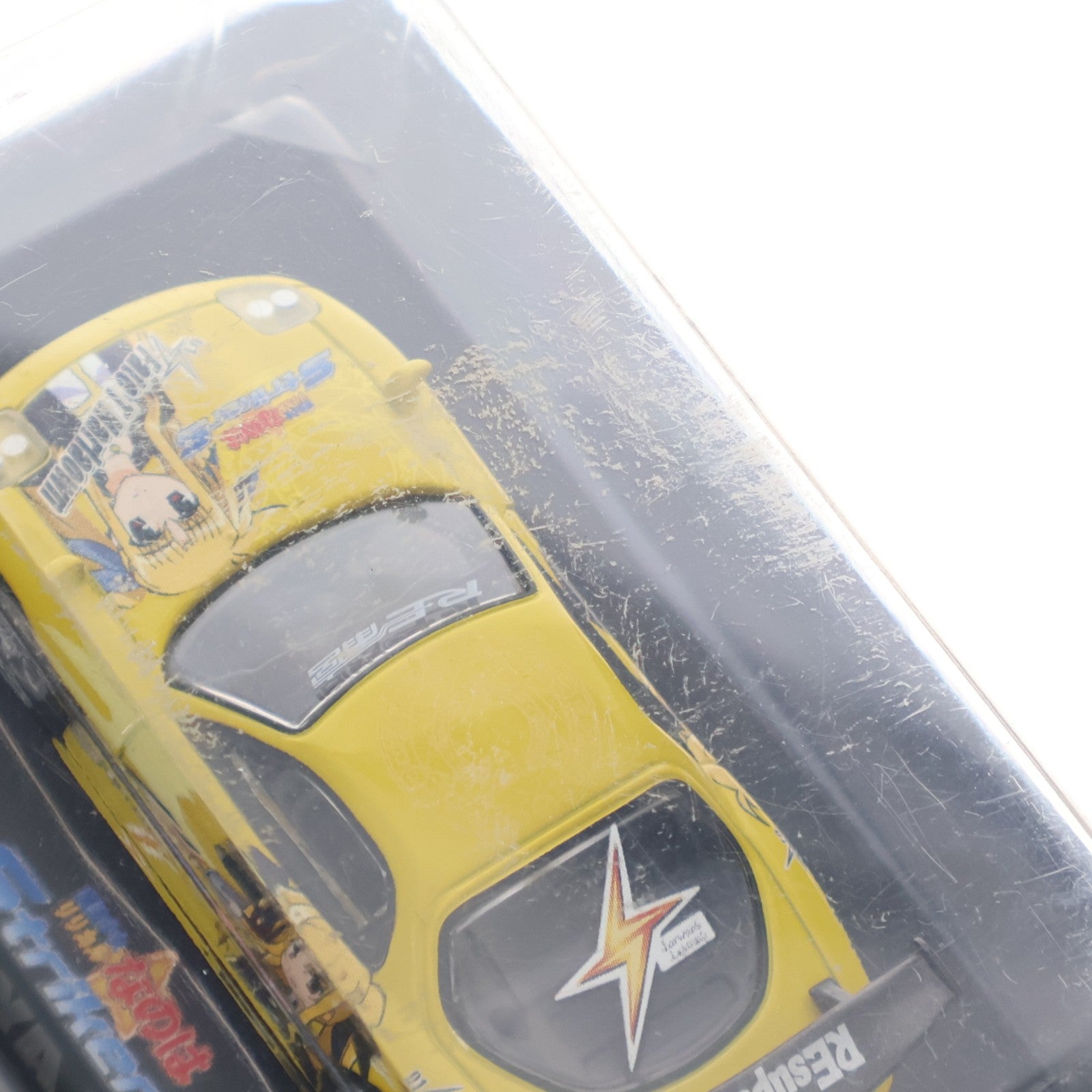 【中古即納】[MDL] (単品) 1/64 FD3S RX-7 フェイト・T・ハラオウン(イエロー) 痛車ミニカーコレクション 魔法少女リリカルなのはStrikerS(ストライカーズ) 完成品 ミニカー アオシマ(20090531)