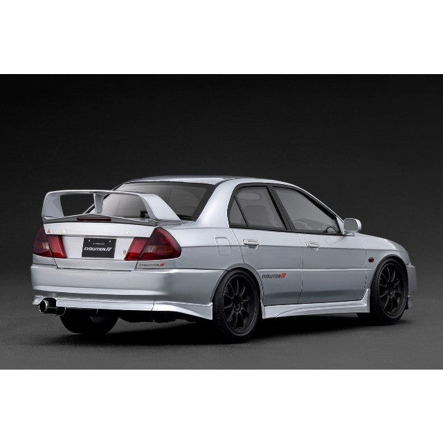 【中古即納】[MDL] 1/18 Mitsubishi LANCER EVOLUTION(ランサーエボリューション) IV (CN9A) Silver(シルバー) 完成品 ミニカー(IG3781) ignition model(イグニッションモデル)(20251019)