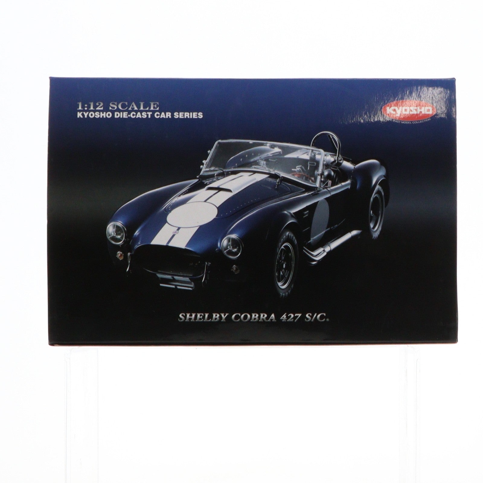 【中古即納】[MDL] 1/12 Shelby Cobra(シェルビー コブラ) 427S/C(ブルー×ホワイト) 完成品 ミニカー(K08631BL) 京商(20080930)