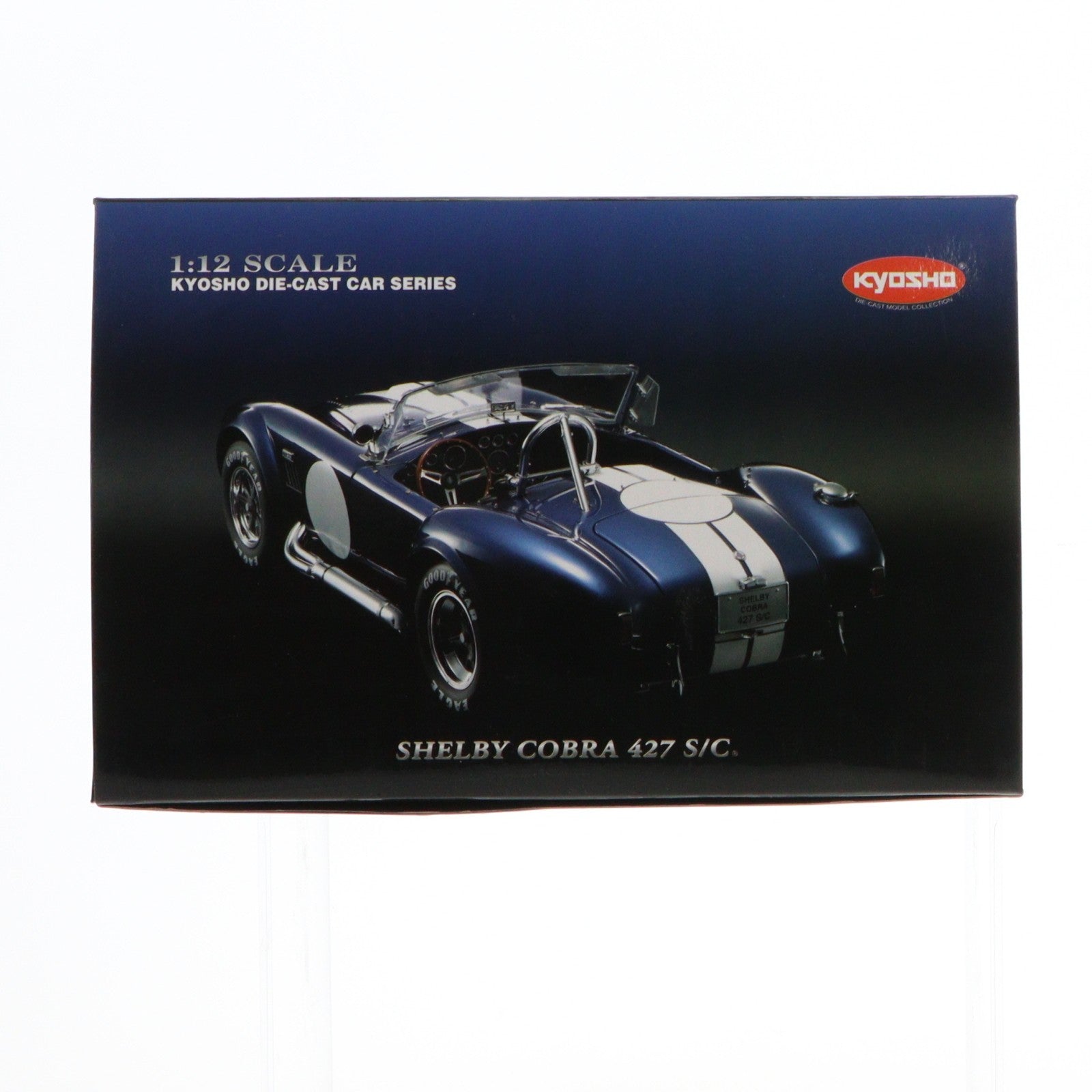 【中古即納】[MDL] 1/12 Shelby Cobra(シェルビー コブラ) 427S/C(ブルー×ホワイト) 完成品 ミニカー(K08631BL) 京商(20080930)