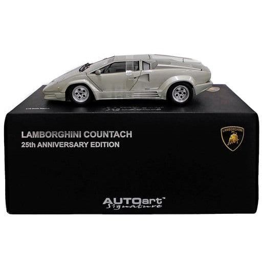 【中古即納】[MDL] シグネチャーシリーズ 1/18 ランボルギーニ カウンタック 25thアニバーサリー (シルバー) 完成品 ミニカー(74536) AUTOart(オートアート)(20150430)