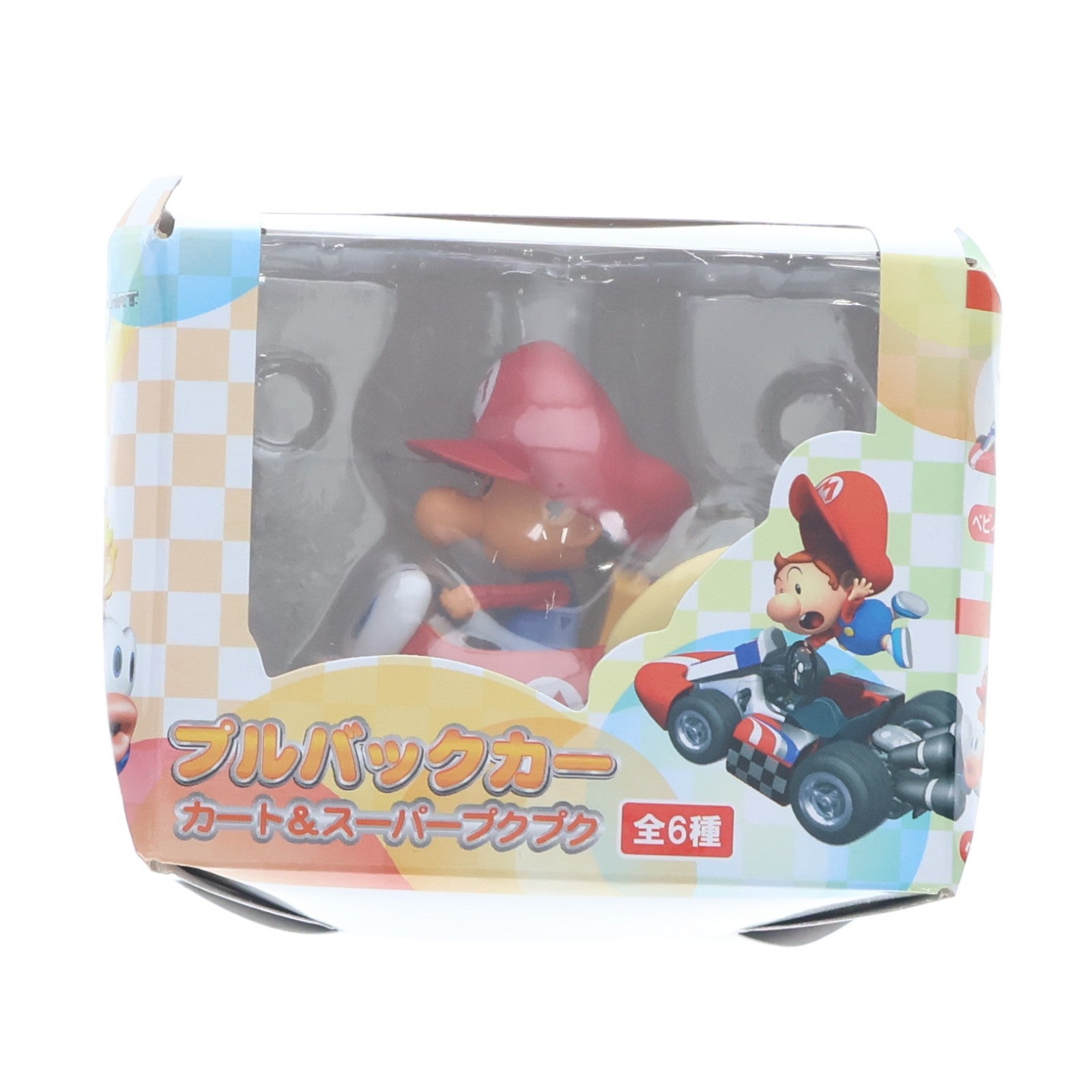 【中古即納】[MDL] ベビィマリオ プルバックカー スーパープクプク(レッド) マリオカートWii ミニカー プライズ 日本オート玩具(20250813)