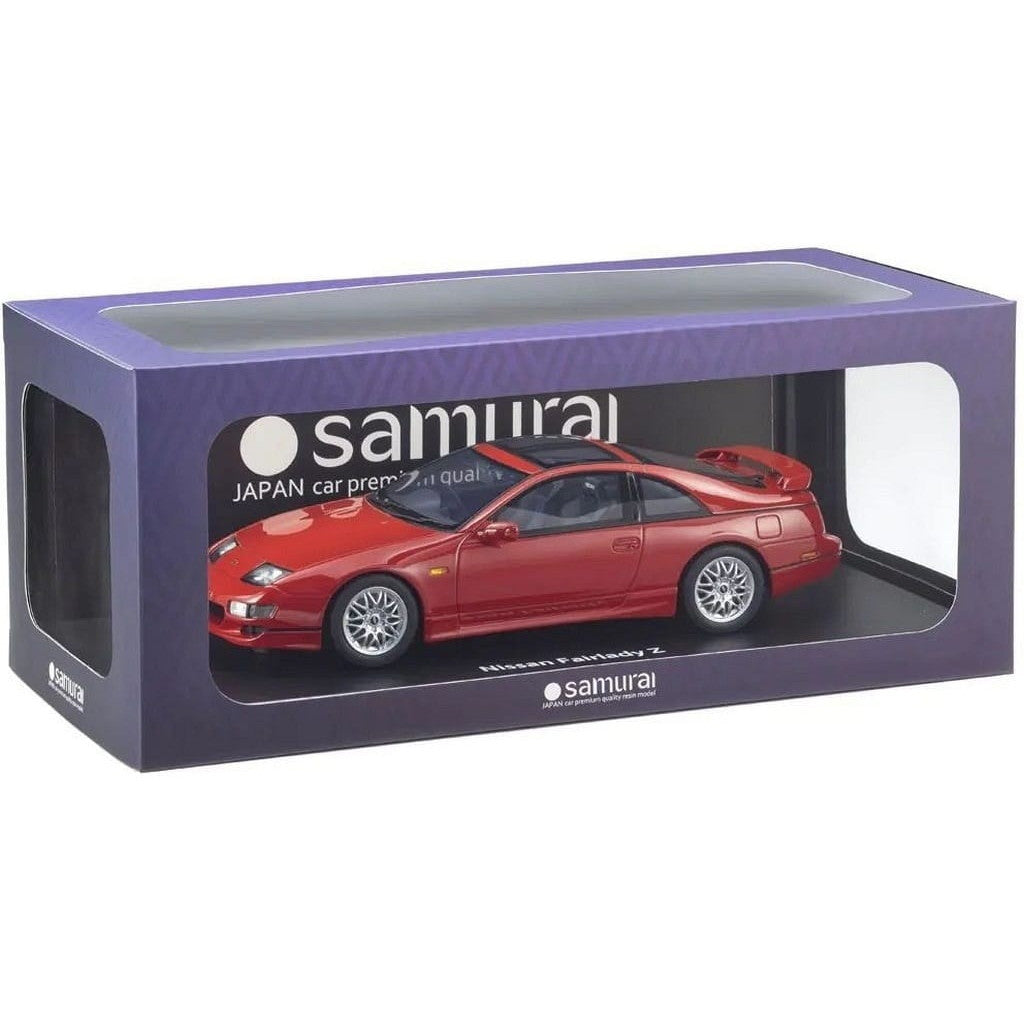 【中古即納】[MDL] samuraiシリーズ 1/18 日産 フェアレディ Z(Z32) バージョンR 2by2(レッド) 完成品 ミニカー(KSR18028R) 京商(20250416)