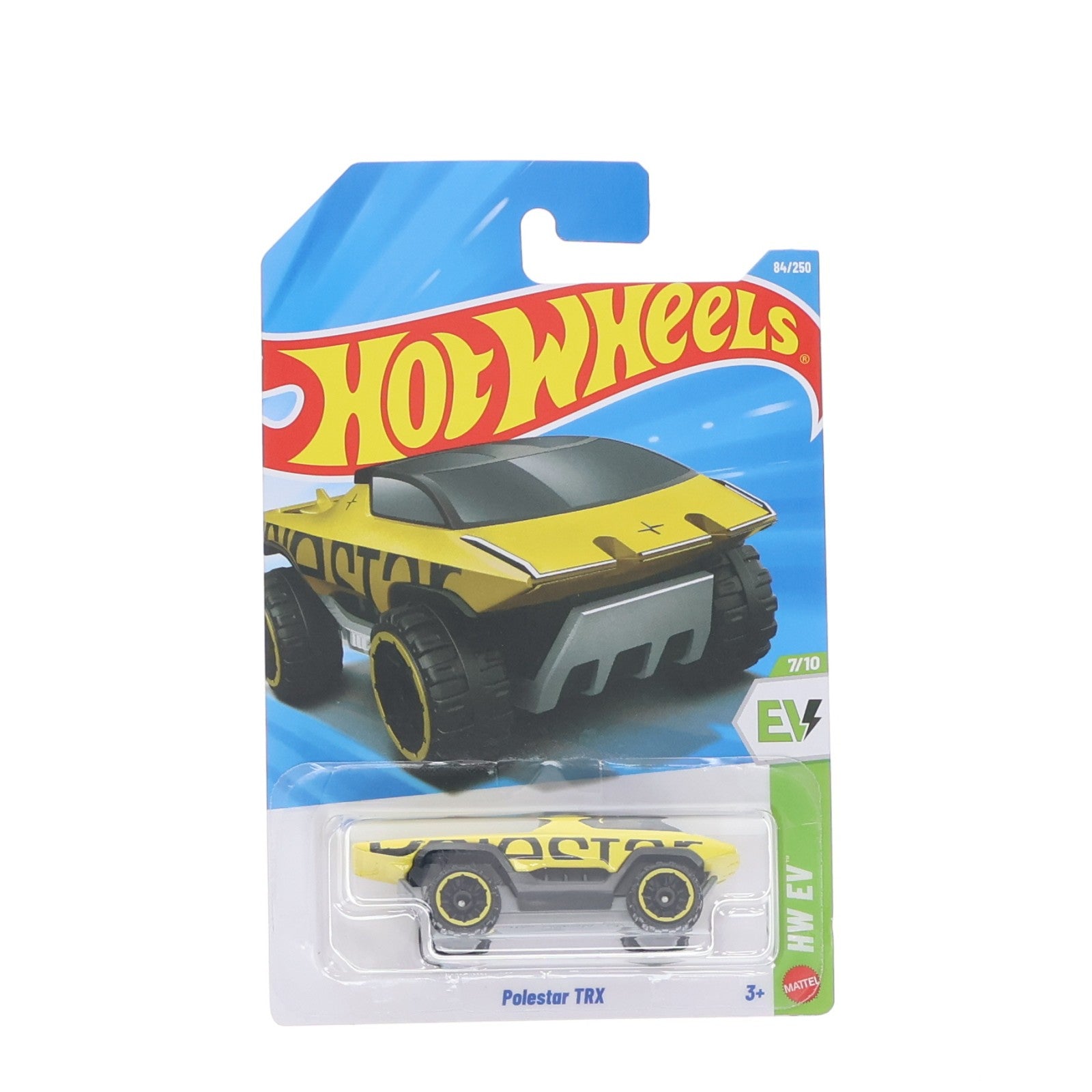 【中古即納】[MDL] Hot Wheels(ホットウィール) PEAK PURSUIT 1/64 Polestar(ポールスター) TRX(イエロー) 完成品 ミニカー マテル(20260430)