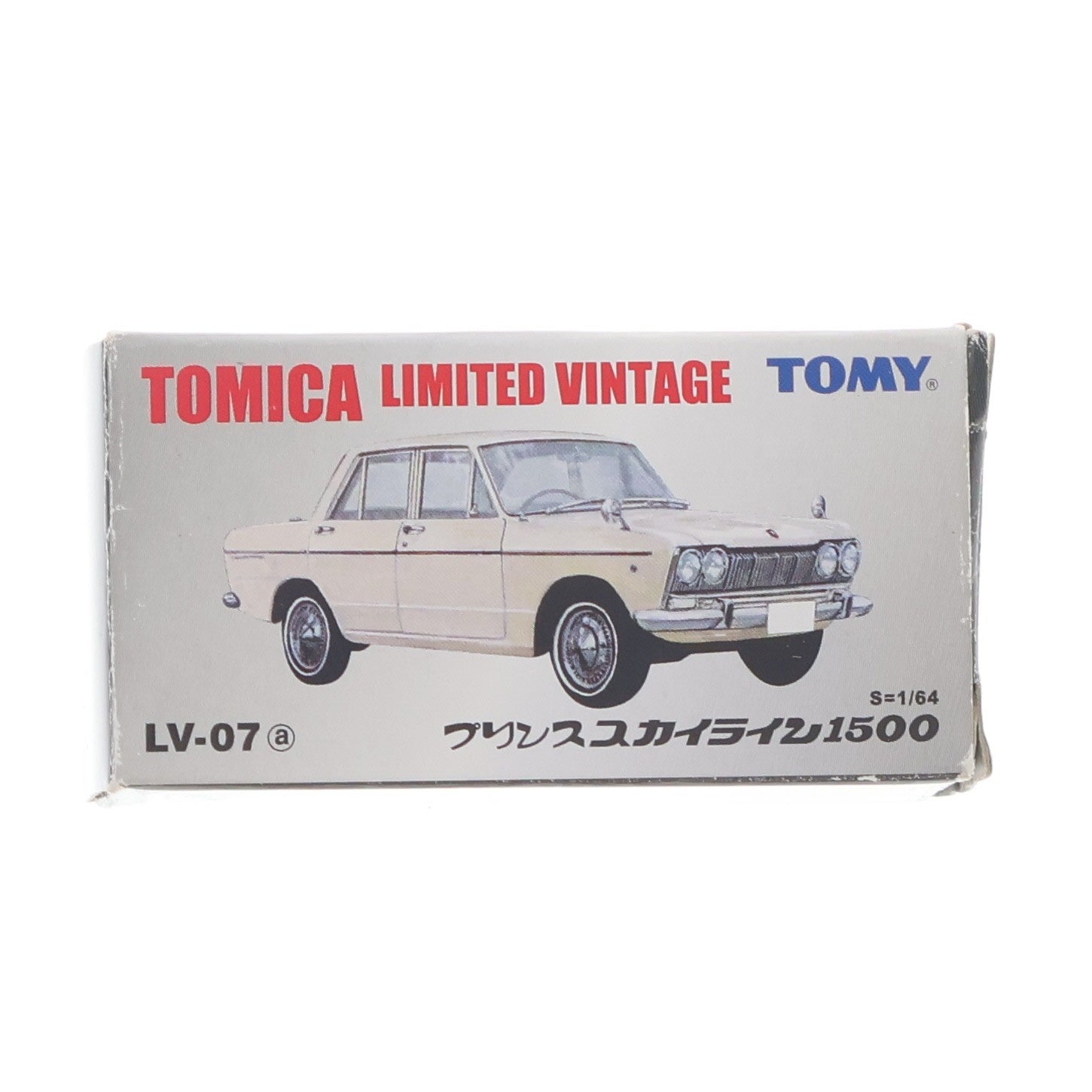 【中古即納】[MDL] トミカリミテッドヴィンテージ 1/64 TLV-07a プリンス スカイライン 1500(ホワイト) 完成品 ミニカー(205555) TOMYTEC(トミーテック)(20040731)