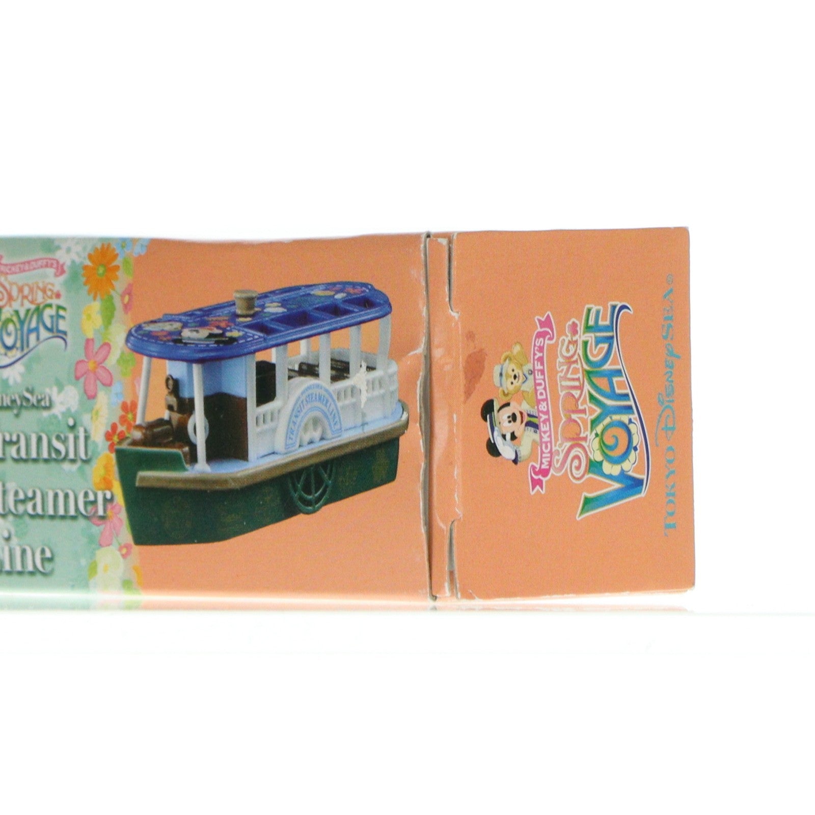 【中古即納】[MDL] 東京ディズニーリゾート限定 ディズニートミカ ディズニーシー・トランジットスチーマーライン ミッキーとダッフィーのスプリングヴォヤッジ2013Ver.(ブルー×グリーン) 完成品 ミニカー タカラトミー(20130428)