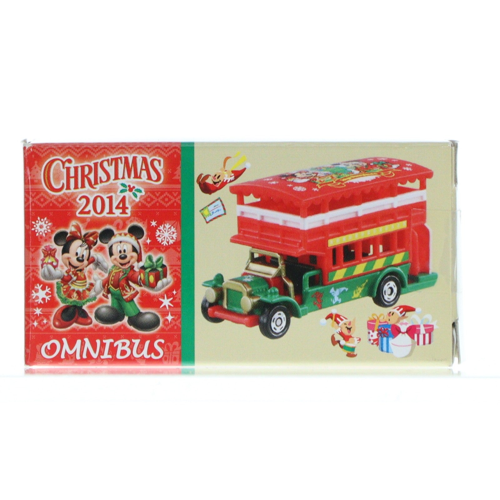 【中古即納】[MDL] 東京ディズニーリゾート限定 トミカ オムニバス ディズニー・クリスマス2014(レッド×グリーン) 完成品 ミニカー タカラトミー(20141101)