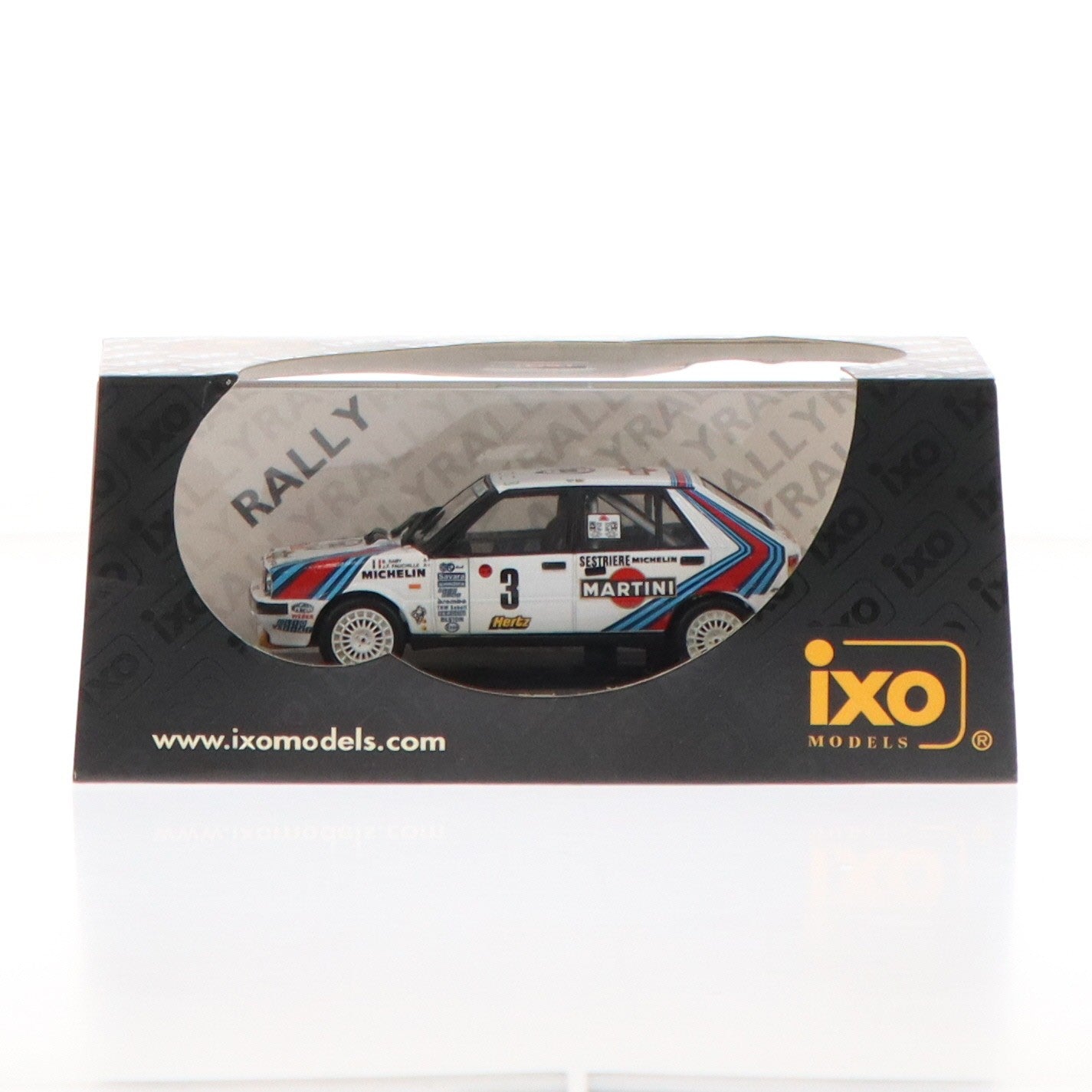 【中古即納】[MDL] RALLYシリーズ 1/43 LANCIA DELTA HF 4WD #3 Winner Rallye Monte Carlo 1988 完成品 ミニカー(RAC015) IXO Models(イクソモデルス)(20220328)