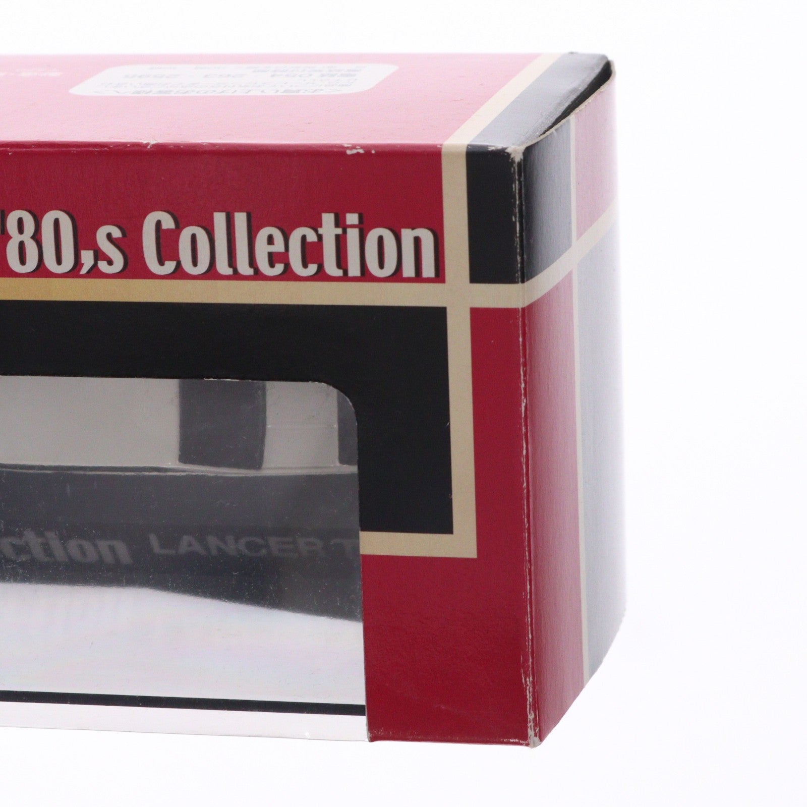 【中古即納】[MDL] '80sコレクションシリーズ No.3 1/43 ランサーターボ 1983年式(ホワイト) 完成品 ミニカー(00070482) アオシマ(19991213)