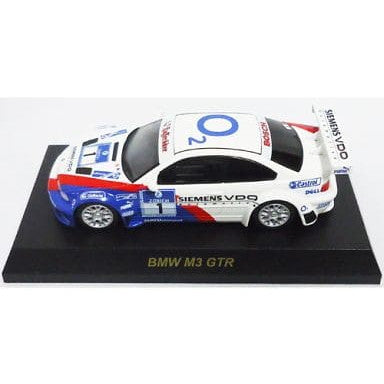 【中古即納】[MDL] サークルK・サンクス限定 BMW&MINI ミニカーコレクション 1/64 BMW M3 GTR #1(ホワイト×ブルー) 完成品 ミニカー 京商(20121113)