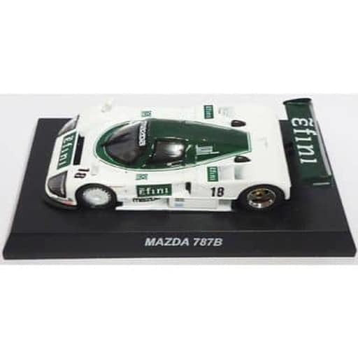 【中古即納】[MDL] サークルK・サンクス限定 マツダ ロータリーエンジン ミニカーコレクション 1/64 MAZDA 787B #18(ホワイト×グリーン) 完成品 ミニカー 京商(20130402)