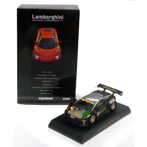 【中古即納】[MDL] サークルK・サンクス限定 ランボルギーニ ミニカーコレクション4 1/64 Lamborghini Gallardo RG-3 #86(ブラック) 完成品 ミニカー 京商(20121002)