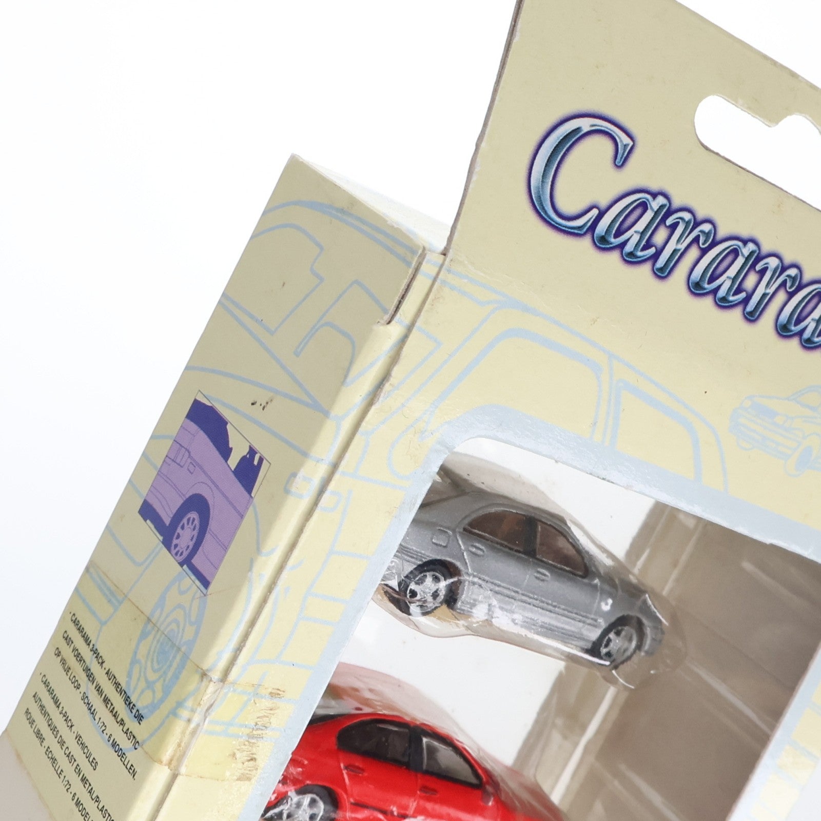 【中古即納】[MDL] 1/72 MB C-lass sedan(Cクラス セダン)(シルバー)&BME 3 Series Sedan(レッド)&Saab 9.3 Coupe(クーペ)(イエロー) 3台セット 完成品 ミニカー(173) Cararama(カララマ)(19991231)