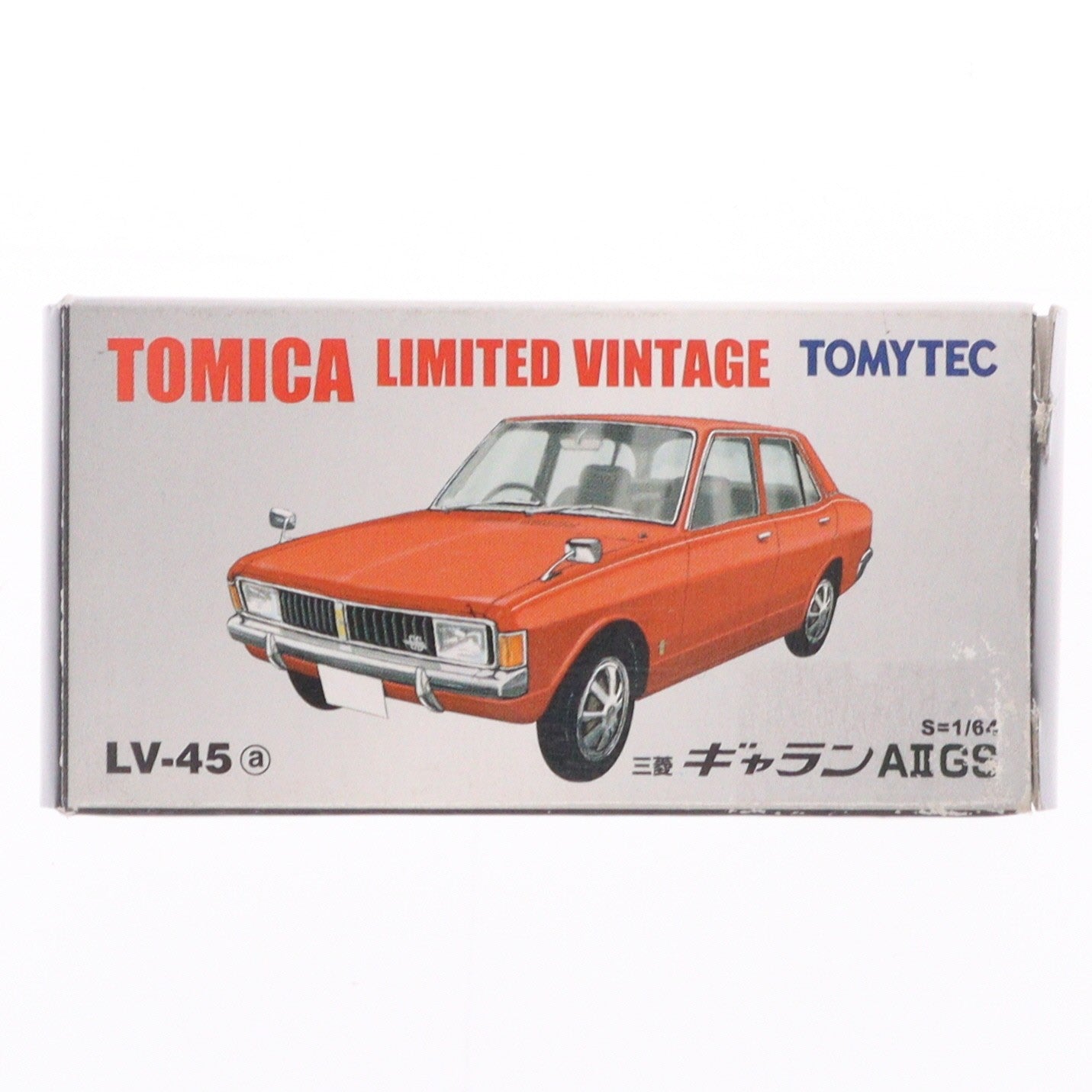【中古即納】[MDL] トミカリミテッドヴィンテージ TLV-45a 1/64 三菱 ギャラン AIIGS(レッド) 完成品 ミニカー(212676) TOMYTEC(トミーテック)(20101231)