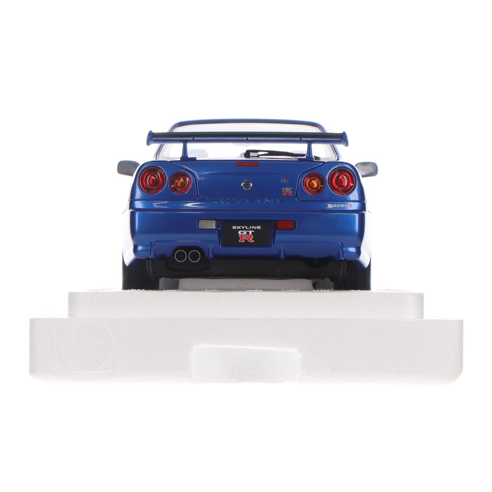 【中古即納】[MDL] 1/18 日産 スカイライン GT-R(R34) Vスペック II 『BBS LM ホイール・バージョン』(ベイサイドブルー) 完成品 ミニカー(77409) AUTOart(オートアート)(20210829)