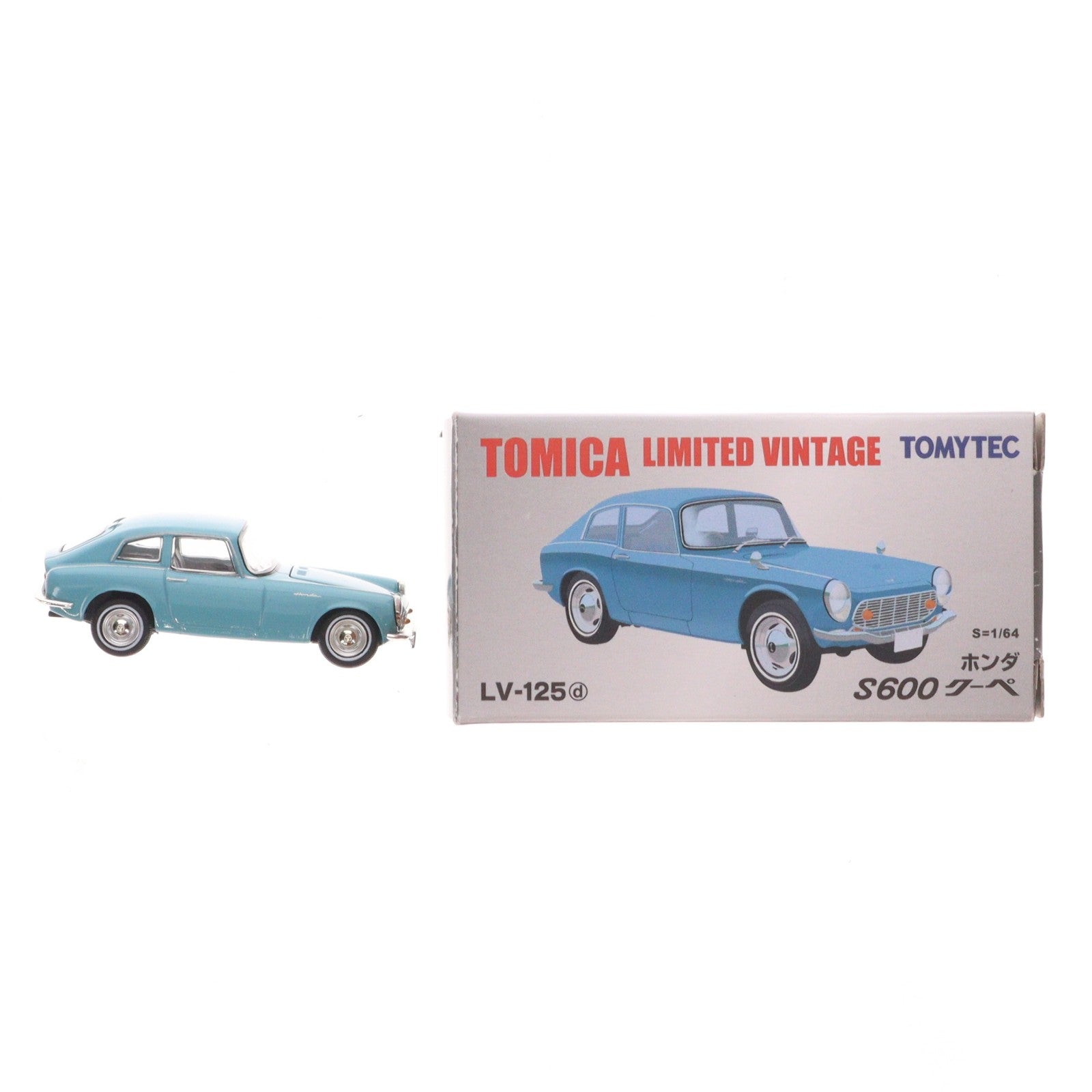 【中古即納】[MDL] トミカリミテッドヴィンテージ LV-125d 1/64 ホンダ S600 クーペ(水) 完成品 ミニカー(288756) TOMYTEC(トミーテック)(20180609)