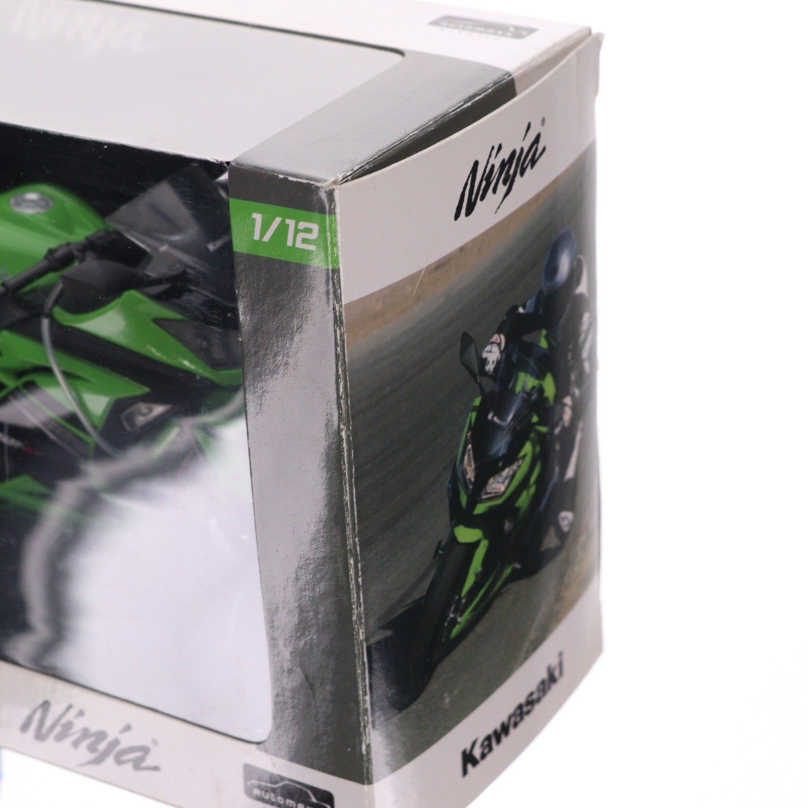 【中古即納】[MDL] 1/12 完成品バイクシリーズ Kawasaki Ninja250 SE(ライムグリーン) 完成品 ミニカー(080894) アオシマ(20141126)