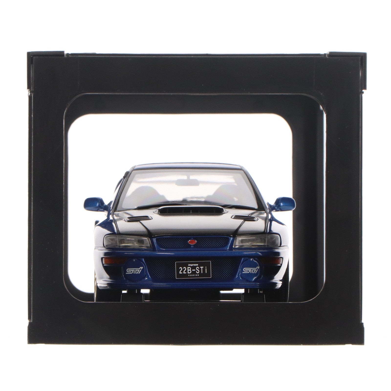 【中古即納】[MDL] PERFORMANCE 1/18 スバル インプレッサ 22B STi バージョン(ブルー×カーボンブラック・ボンネット) 完成品 ミニカー(78603) AUTOart(オートアート)(20160129)