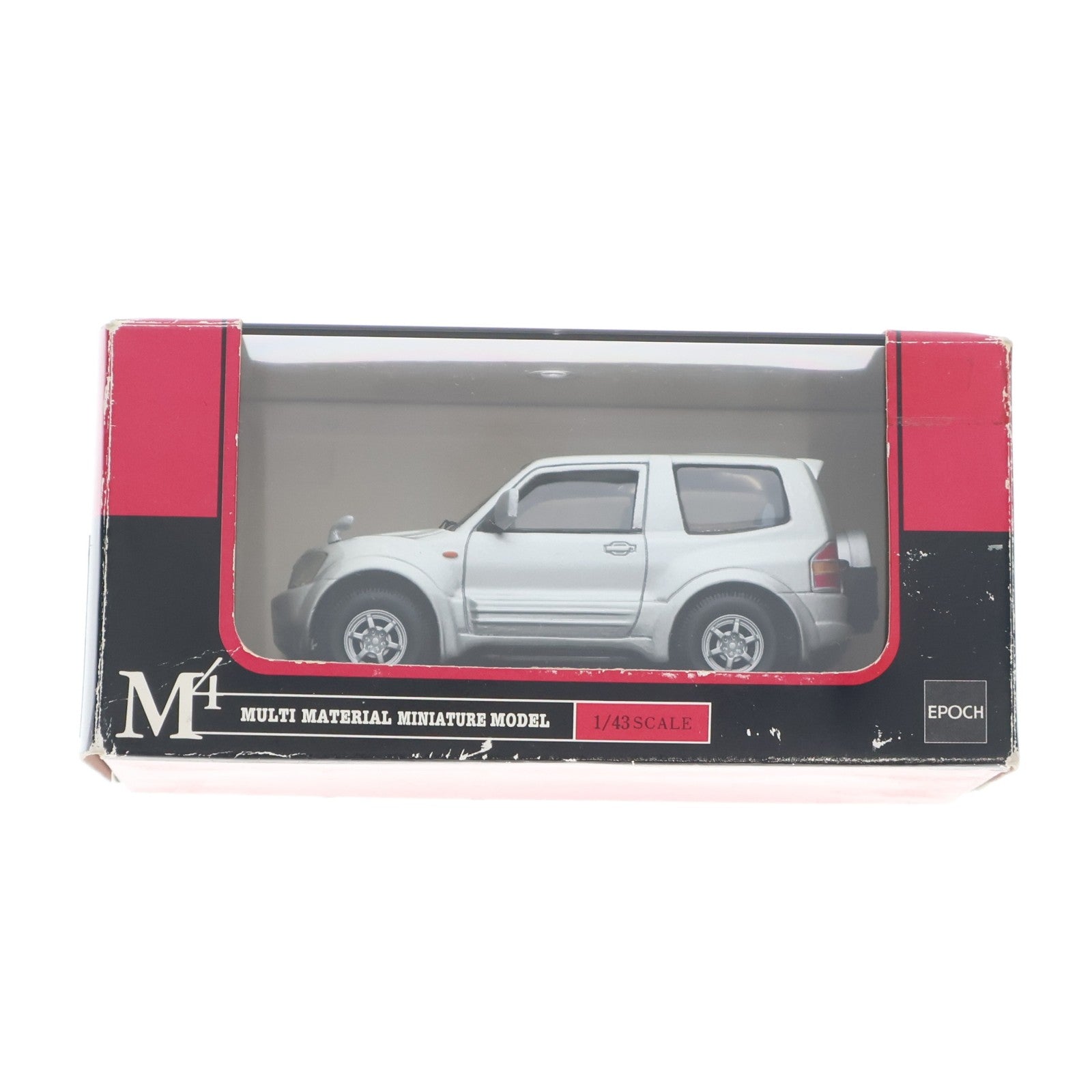 【中古即納】[MDL] MTECH(エムテック) M4-03-A 1/43 三菱パジェロ(サテライトシルバー) 完成品 ミニカー(46830) エポック社(19991231)