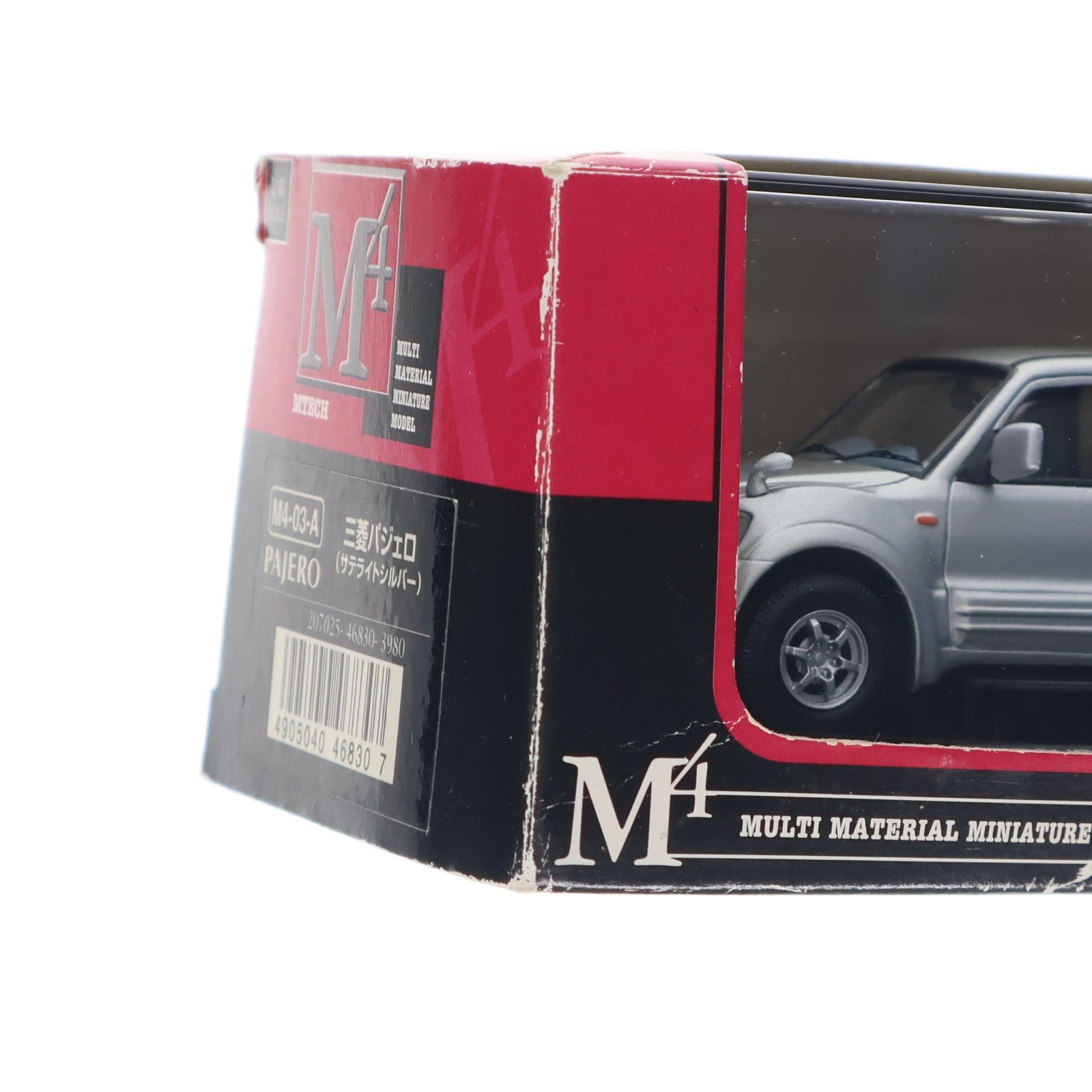 【中古即納】[MDL] MTECH(エムテック) M4-03-A 1/43 三菱パジェロ(サテライトシルバー) 完成品 ミニカー(46830) エポック社(19991231)