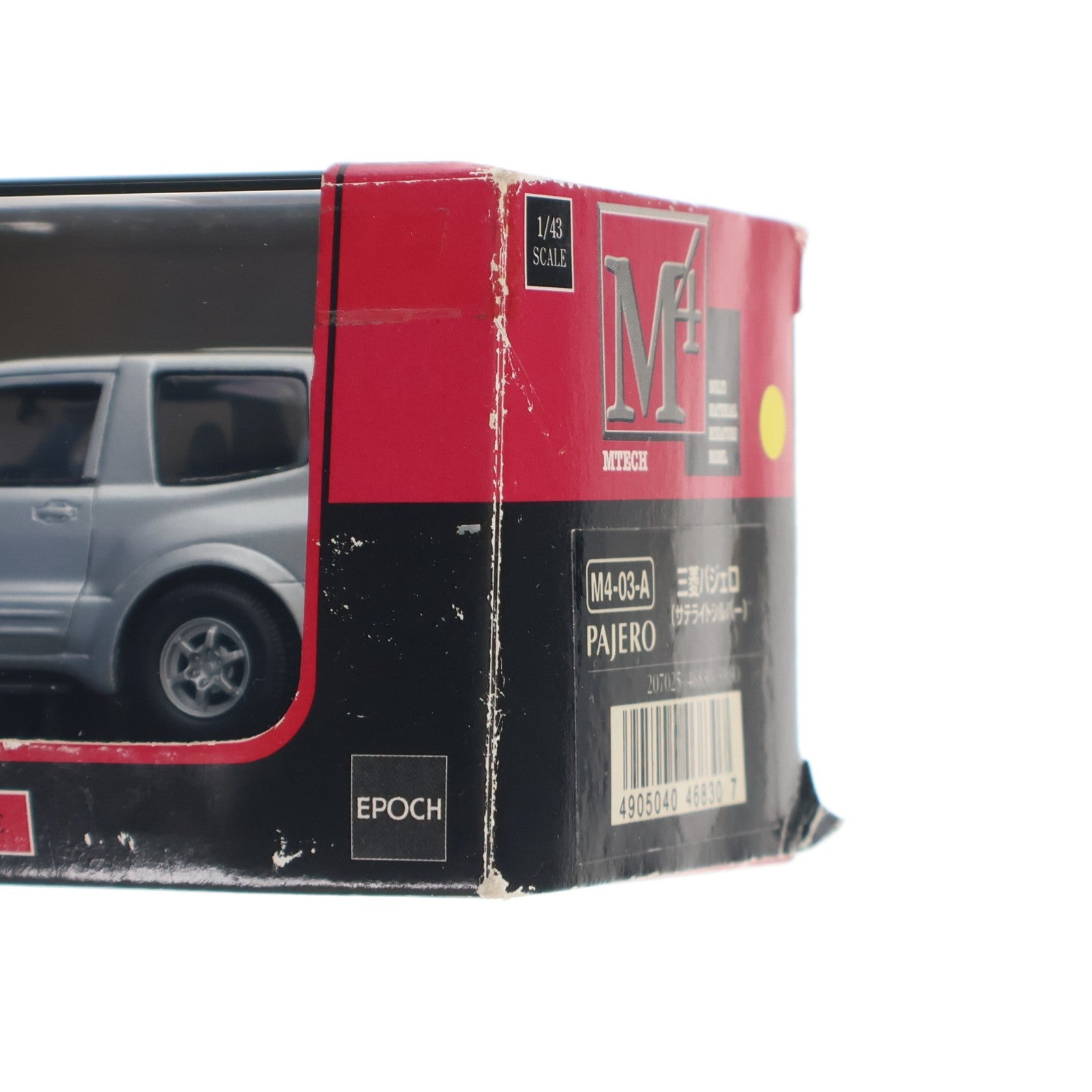 【中古即納】[MDL] MTECH(エムテック) M4-03-A 1/43 三菱パジェロ(サテライトシルバー) 完成品 ミニカー(46830) エポック社(19991231)