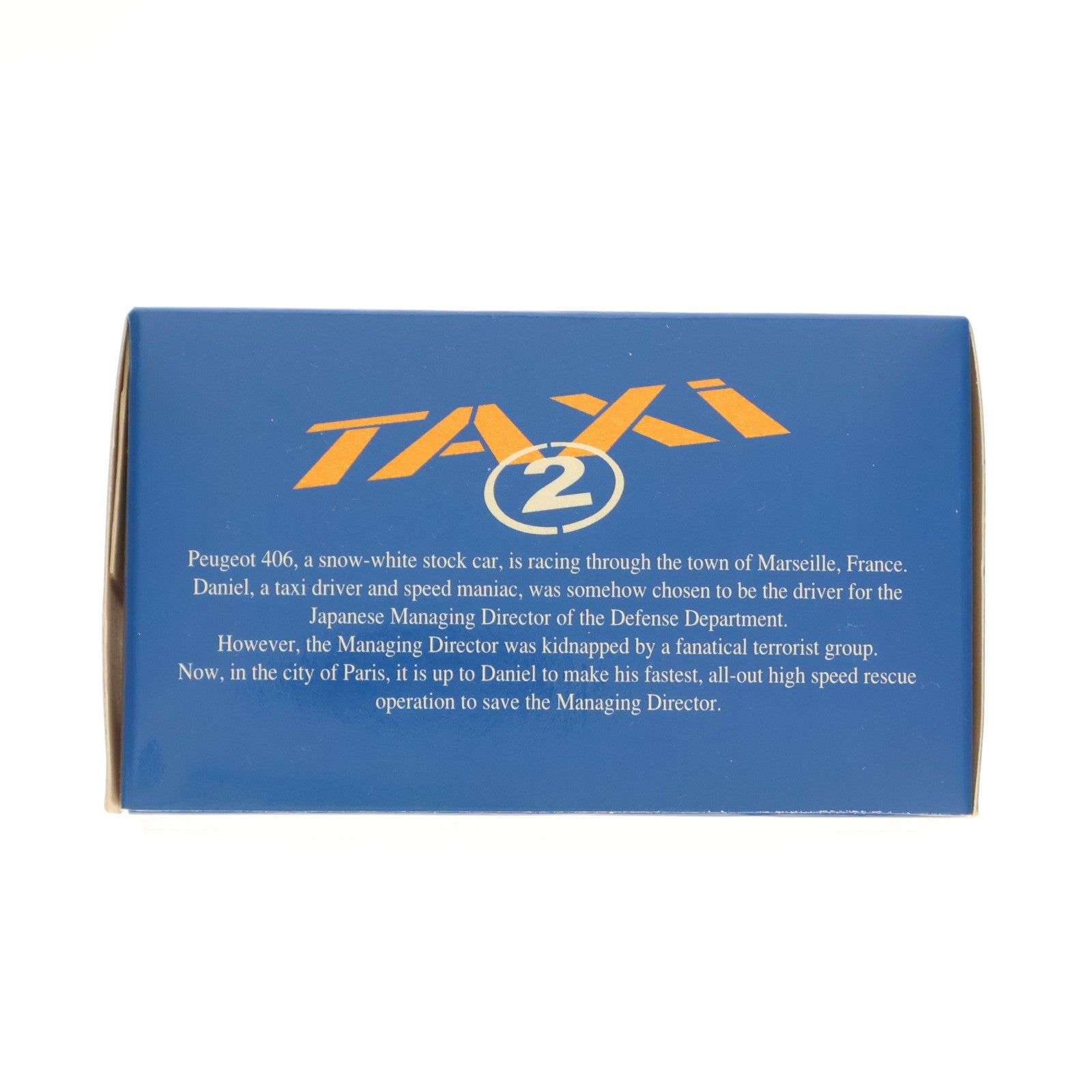 【中古即納】[MDL] 1/43 ダイキャストムービーコレクション プジョー406 TAXI2(タクシー2) Ver.(ホワイト) 完成品 ミニカー(0072714) スカイネット/アオシマ(20040930)