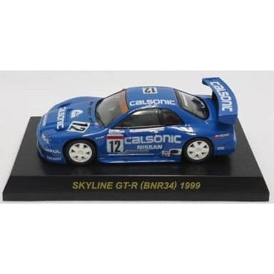 【中古即納】[MDL] (単品) サークルK・サンクス限定 カルソニック ミニカーコレクション 1/64 SKYLINE GT-R BNR34 1999 #12 完成品 ミニカー 京商(20080108)