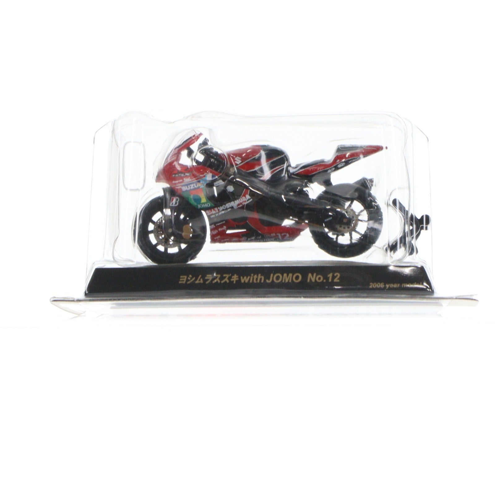 【中古即納】[MDL] (単品) サークルK・サンクス限定 2006鈴鹿8時間耐久ロードレースマシンシリーズ 1/32 SUZUKI GSX-R1000 #12(レッド×ブラック) 完成品 ミニカー 京商(20070724)