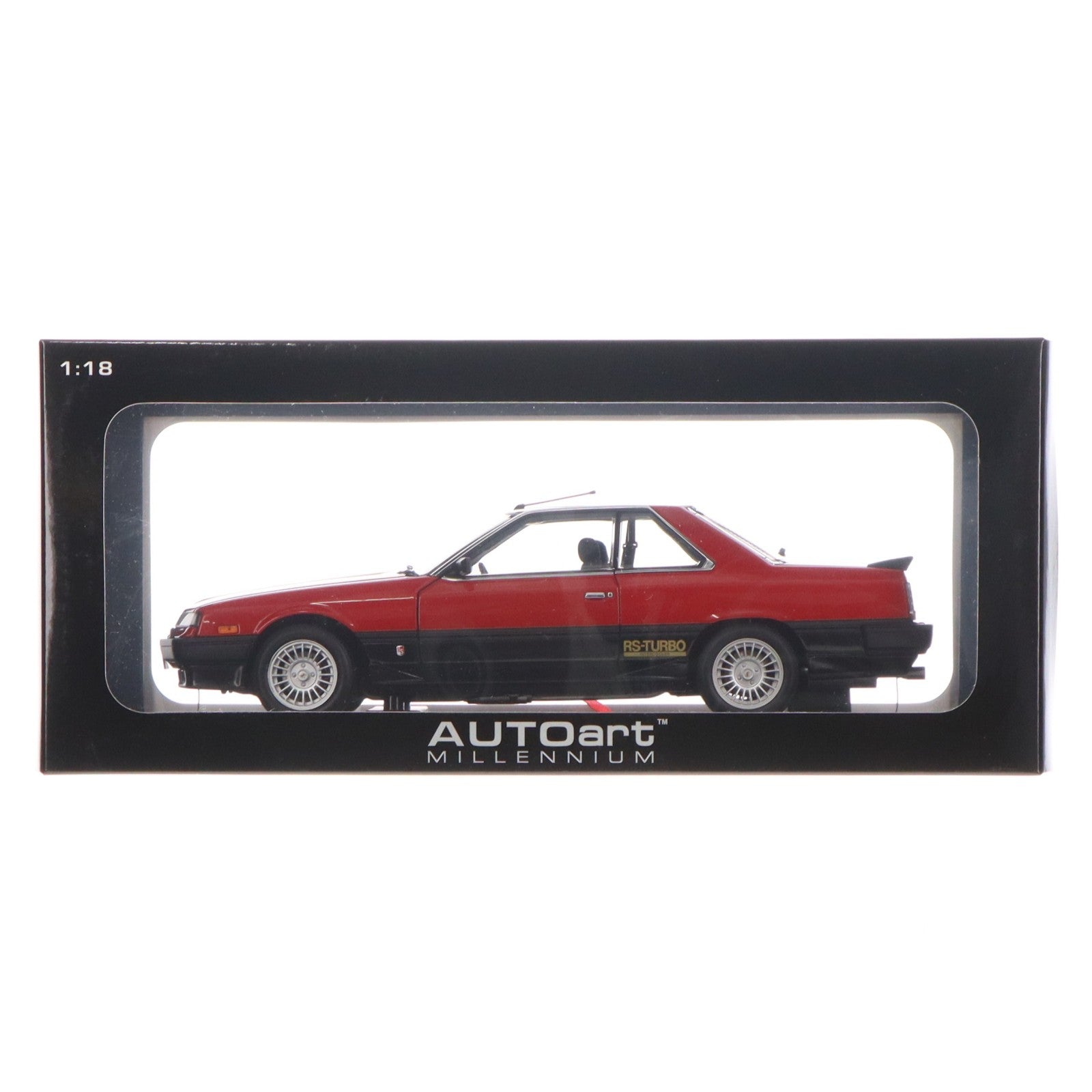 【中古即納】[MDL] MILLENNIUM 1/18 NISSAN SKYLINE HARDTOP 2000 TURBO INTERCOOLER RS-X DR30(レッド×ブラック) 完成品 ミニカー(77426) AUTOart(オートアート)(20101220)