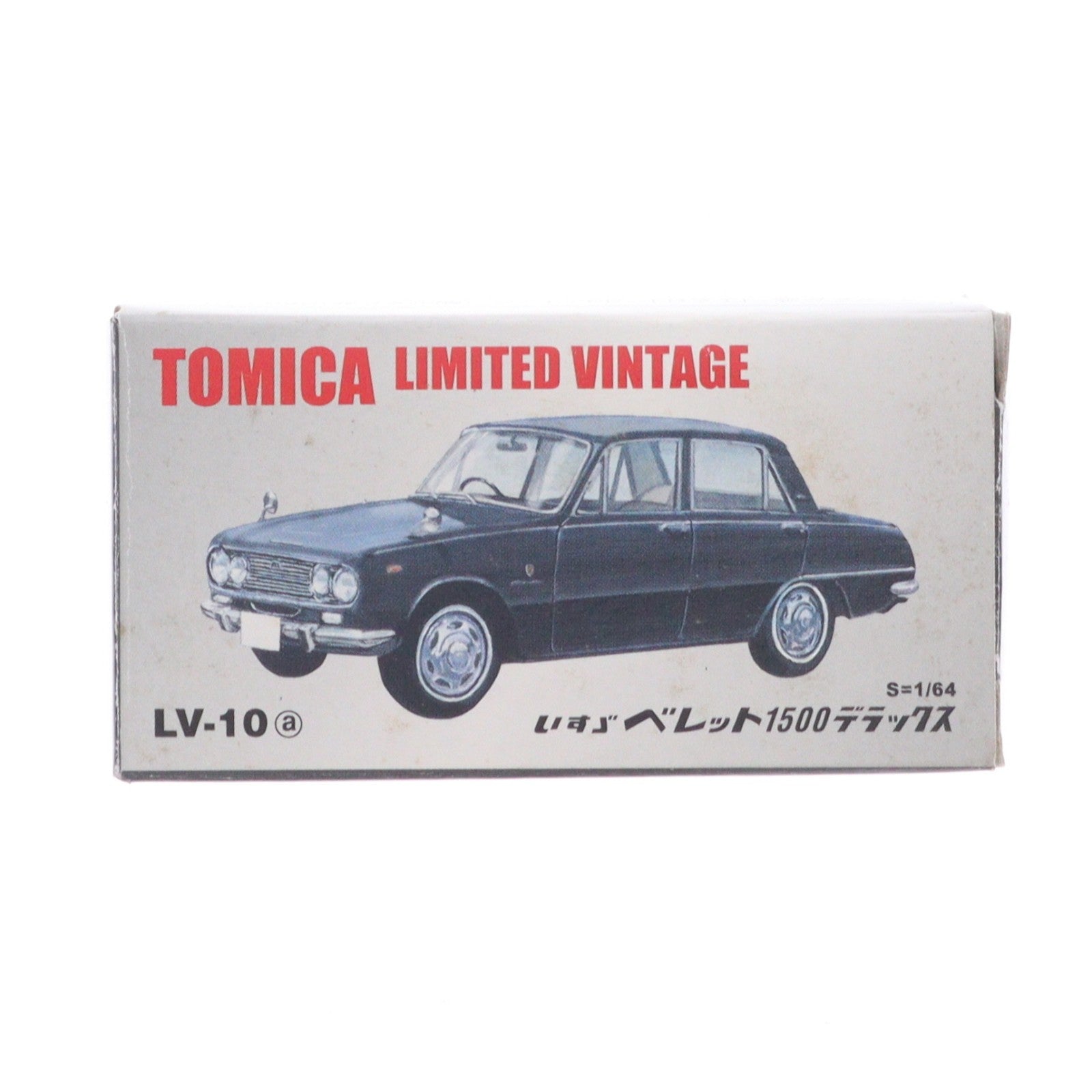 【中古即納】[MDL] トミカリミテッドヴィンテージ 1/64 TLV-10a いすず ベレット 1500 デラックス(ブラック) 完成品 ミニカー(205999) TOMYTEC(トミーテック)(20101231)