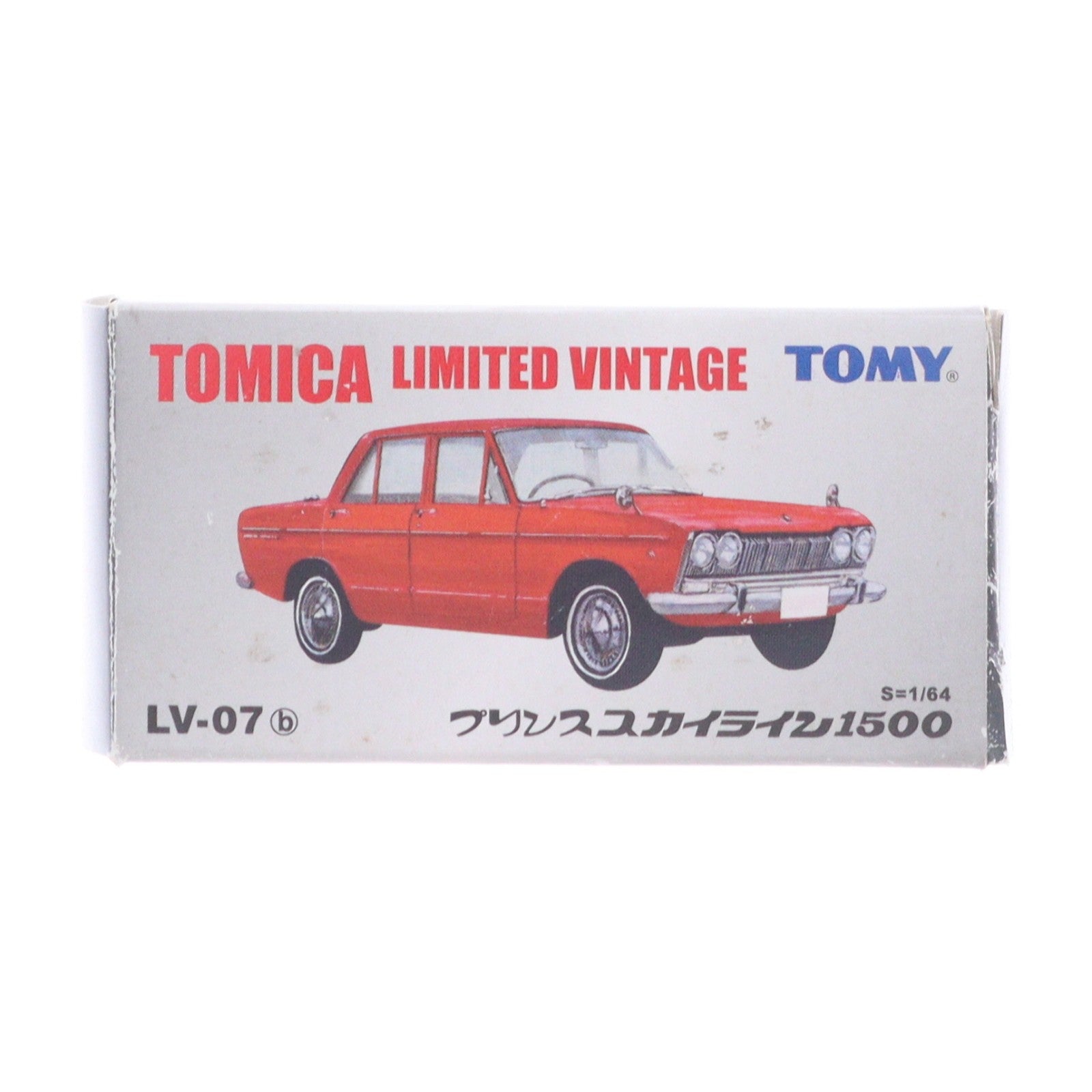 【中古即納】[MDL] トミカリミテッドヴィンテージ 1/64 TLV-07b プリンス スカイライン 1500(レッド) 完成品 ミニカー(205562) TOMYTEC(トミーテック)(20040731)