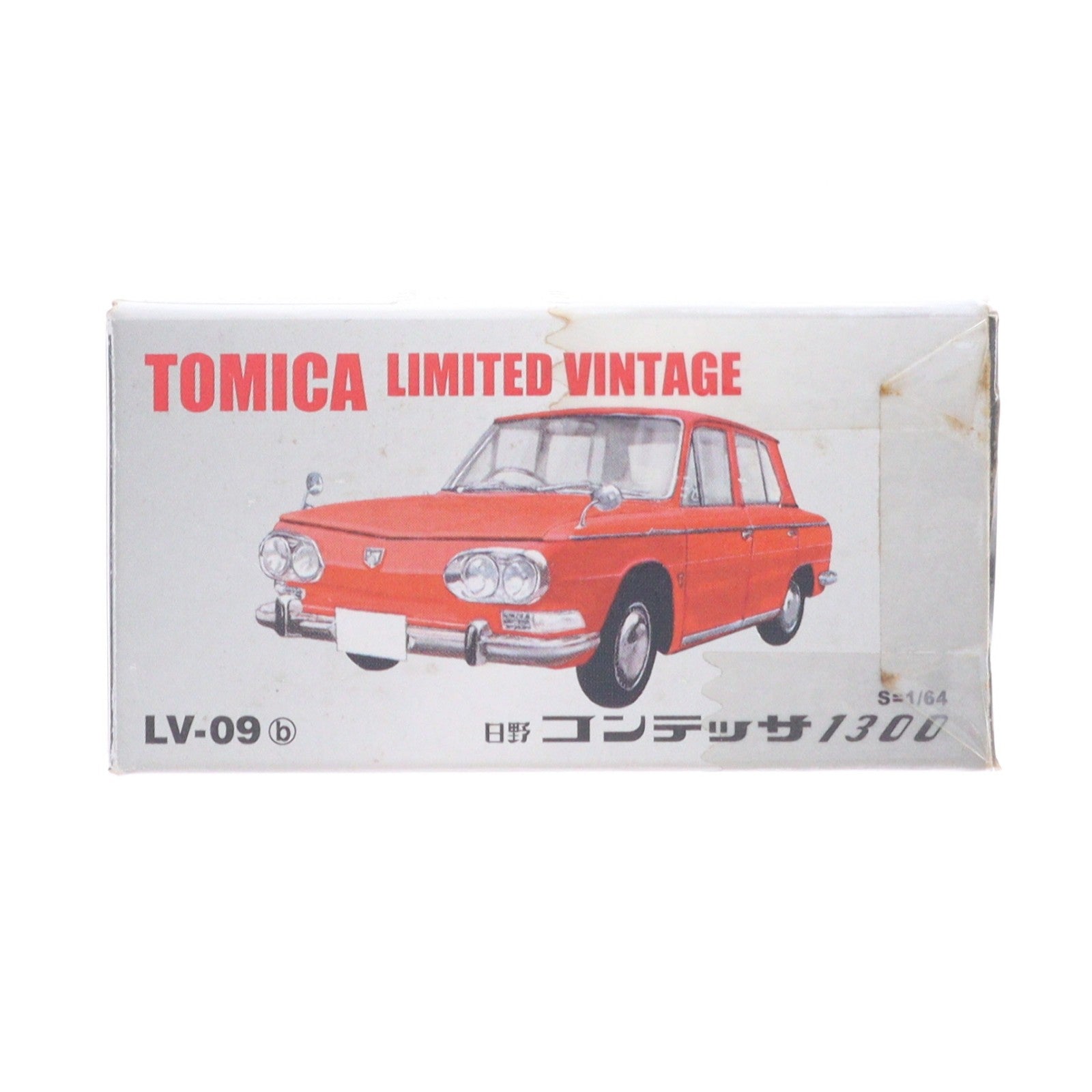 【中古即納】[MDL] トミカリミテッドヴィンテージ 1/64 TLV-09b 日野 コンテッサ1300(レッド) 完成品 ミニカー(205982) TOMYTEC(トミーテック)(20101231)