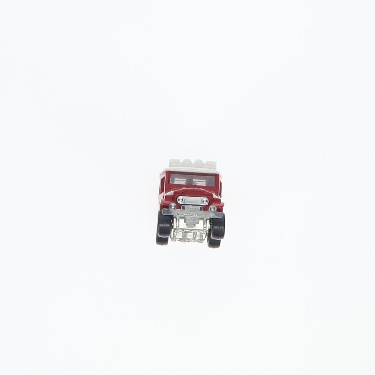【中古即納】[MDL] トミカ No.2 1/60 トヨタ ランドクルーザー(レッド×ホワイト/黒箱/12Cホイール/日本製) 完成品 ミニカー トミー(19750528)
