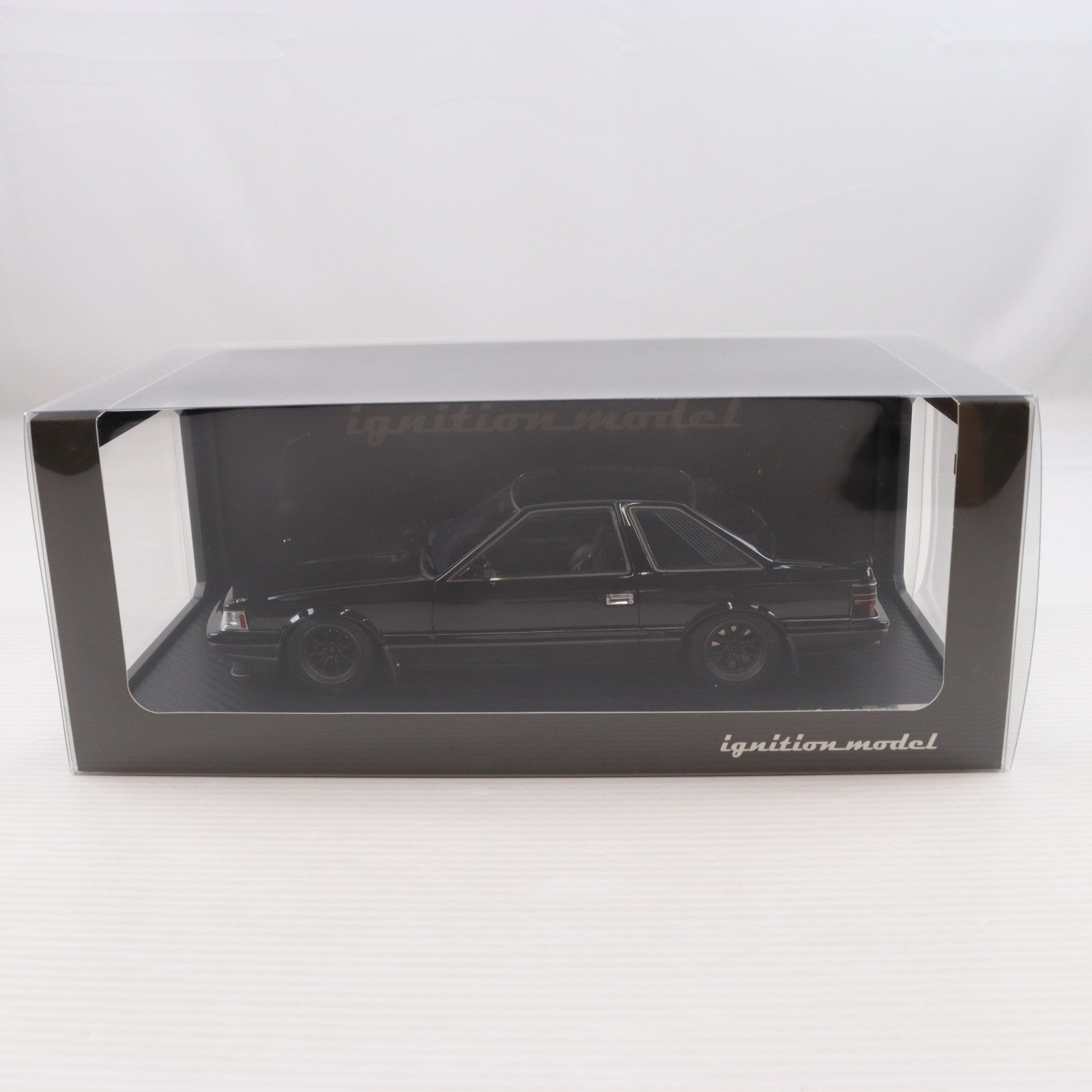 【中古即納】[MDL] 1/18 Toyota Soarer(ソアラ) 2.0 GZ10(ブラック×シルバー) 完成品 ミニカー(IG0369) ignition model(イグニッションモデル)(20161028)