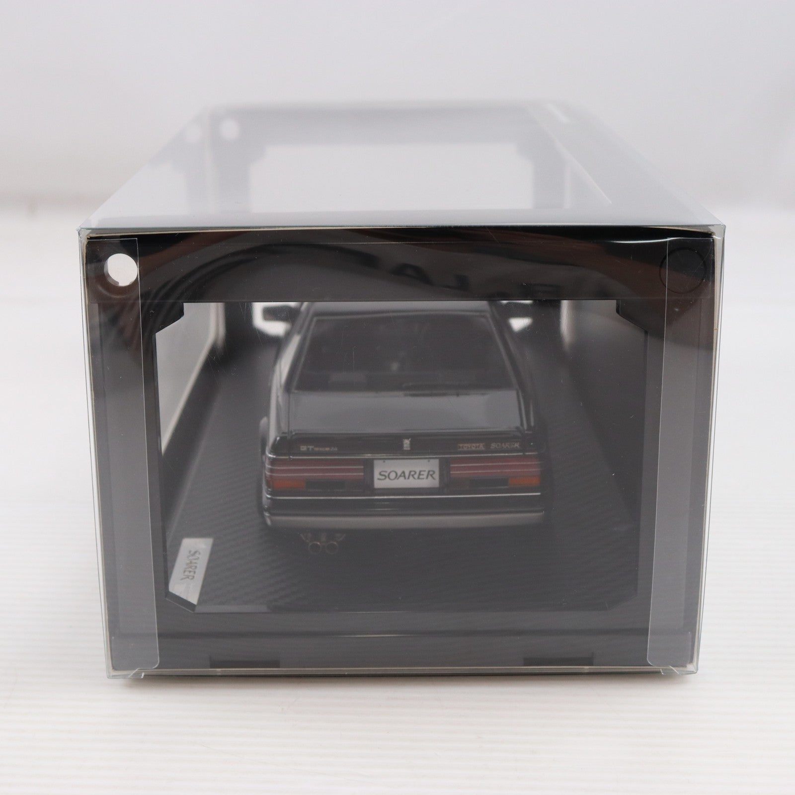 【中古即納】[MDL] 1/18 Toyota Soarer(ソアラ) 2.0 GZ10(ブラック×シルバー) 完成品 ミニカー(IG0369) ignition model(イグニッションモデル)(20161028)