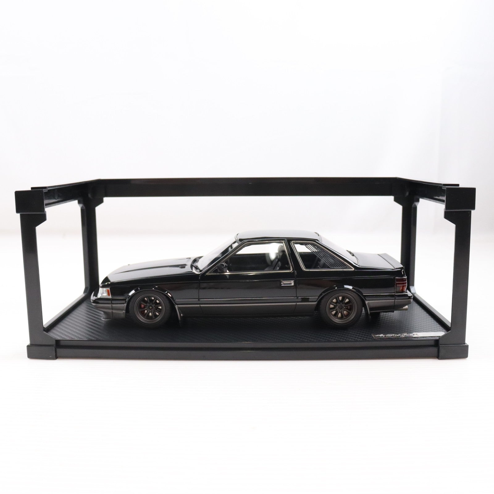 【中古即納】[MDL] 1/18 Toyota Soarer(ソアラ) 2.0 GZ10(ブラック×シルバー) 完成品 ミニカー(IG0369) ignition model(イグニッションモデル)(20161028)