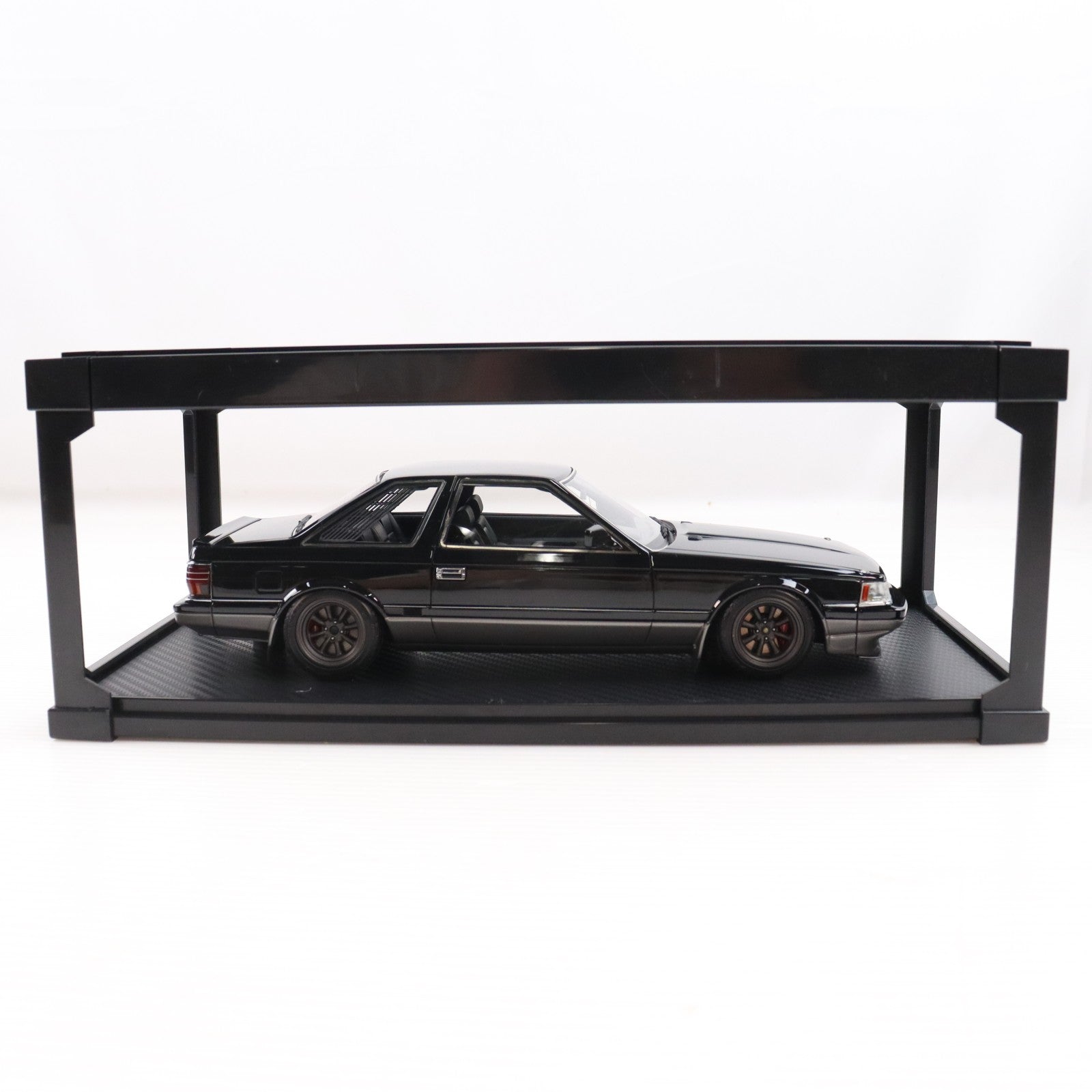 【中古即納】[MDL] 1/18 Toyota Soarer(ソアラ) 2.0 GZ10(ブラック×シルバー) 完成品 ミニカー(IG0369) ignition model(イグニッションモデル)(20161028)