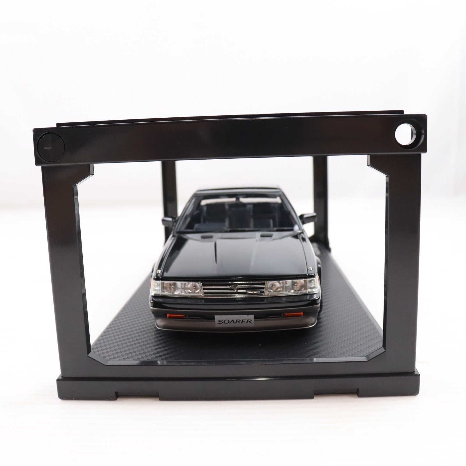 【中古即納】[MDL] 1/18 Toyota Soarer(ソアラ) 2.0 GZ10(ブラック×シルバー) 完成品 ミニカー(IG0369) ignition model(イグニッションモデル)(20161028)