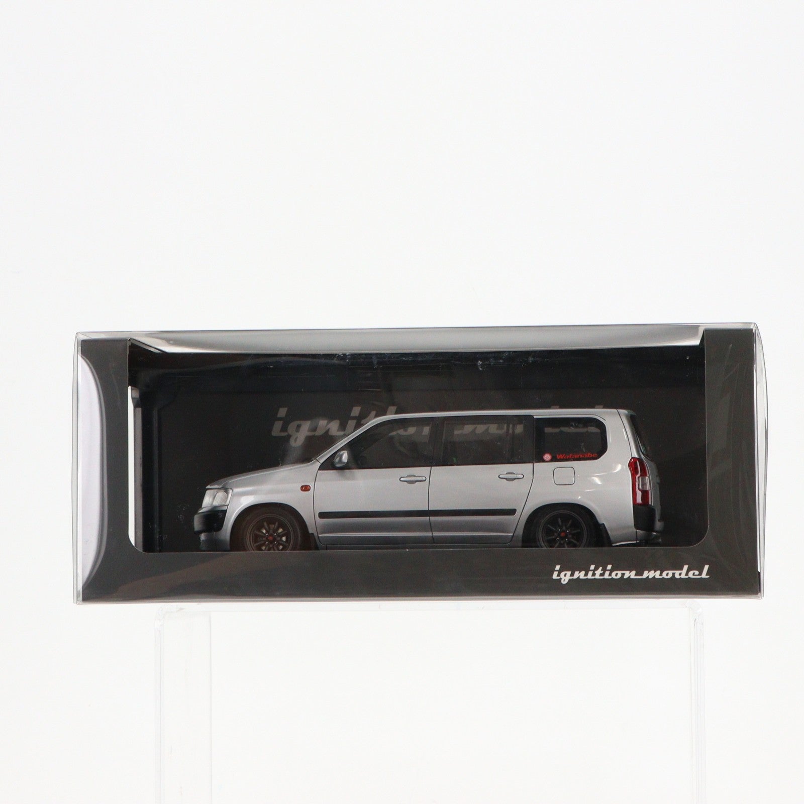 【中古即納】[MDL] 1/18 Toyota Probox(プロボックス) GL NCP51V Watanabe-Wheel(シルバー) 完成品 ミニカー(IG1645) ignition model(イグニッションモデル)(20200717)
