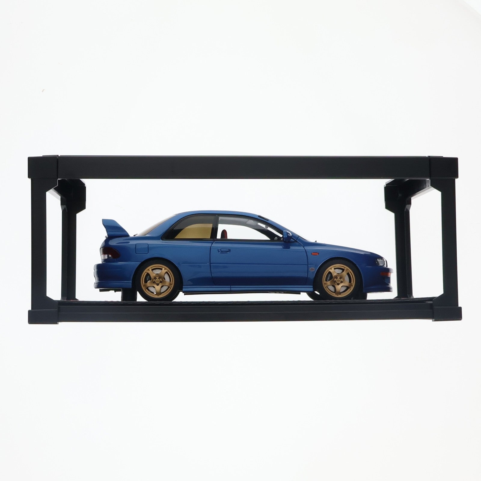 【中古即納】[MDL] 1/18 SUBARU Impreza(インプレッサ) WRX type R STi Version V GC8(ブルー) With Mr.Bunta 「頭文字D」 WEB限定モデル 完成品 ミニカー(IG3538) ignition model(イグニッションモデル)(20250320)