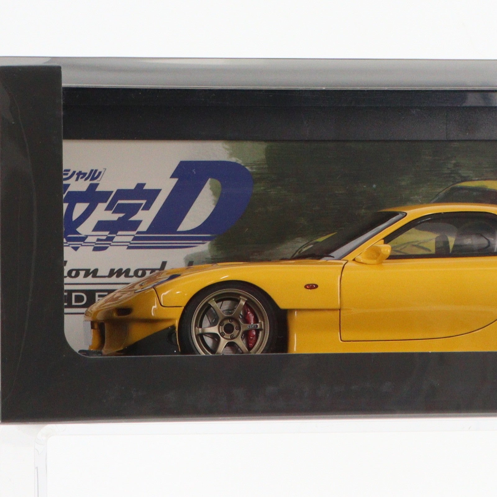 【中古即納】[MDL] 1/18 INITIAL D Mazda RX-7 (FD3S) Yellow 頭文字D(イニシャルD) 完成品 ミニカー(IG2868) ignition model(イグニッションモデル)(20221119)