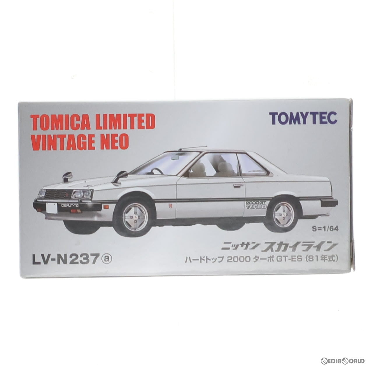 【中古即納】[MDL] トミカリミテッドヴィンテージ NEO LV-N237a 日産スカイライン2000ターボGT-ES(ホワイト) 1/64 完成品 ミニカー(315148) TOMYTEC(トミーテック)(20210821)