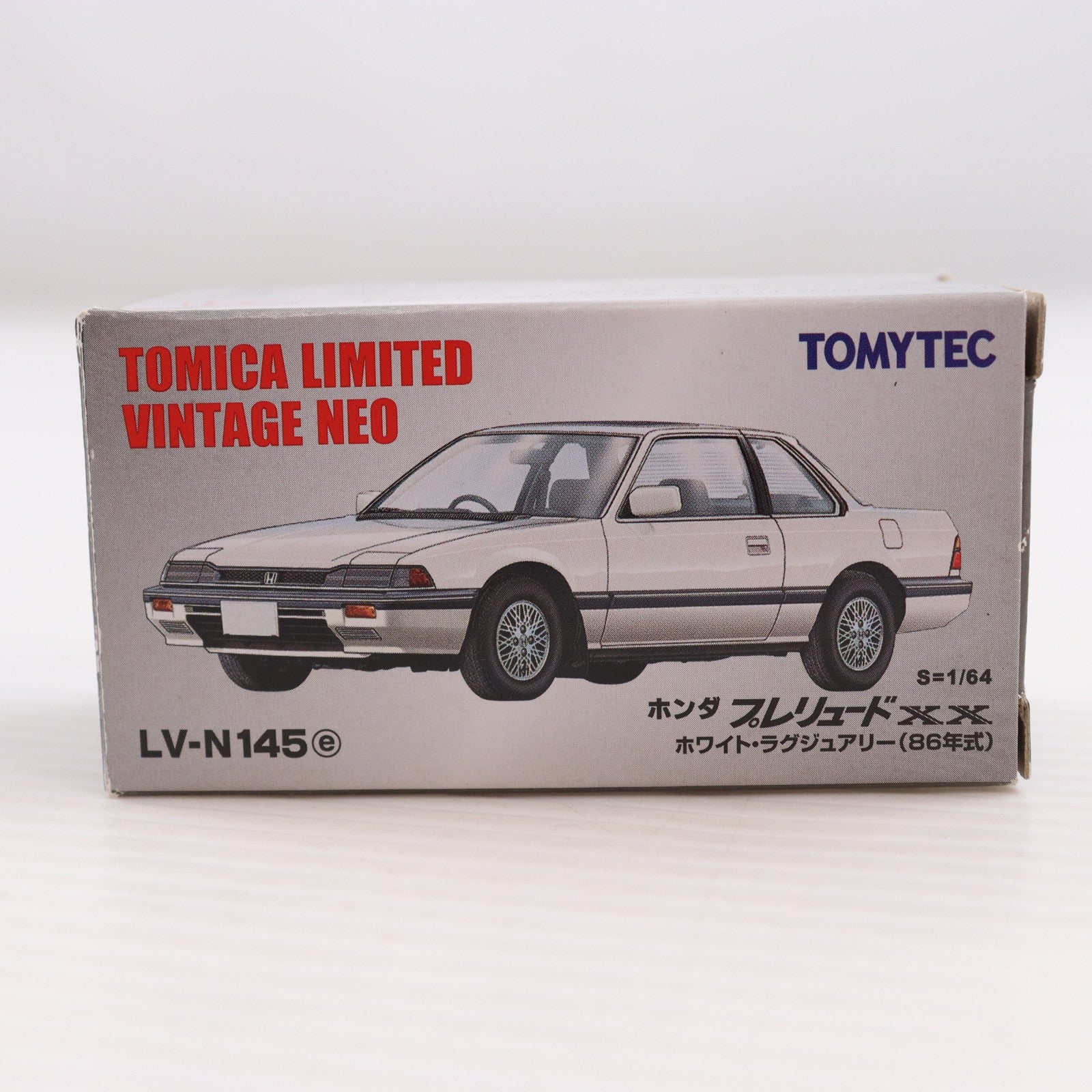 【中古即納】[MDL] トミカリミテッドヴィンテージ NEO LV-N145e ホンダ プレリュード XX ホワイトラグジュアリー(白) 1/64 完成品 ミニカー(307174) TOMYTEC(トミーテック)(20200425)