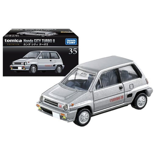 【中古即納】[MDL] トミカプレミアム 35 1/55 ホンダ シティ ターボII 完成品 ミニカー タカラトミー(20220820)